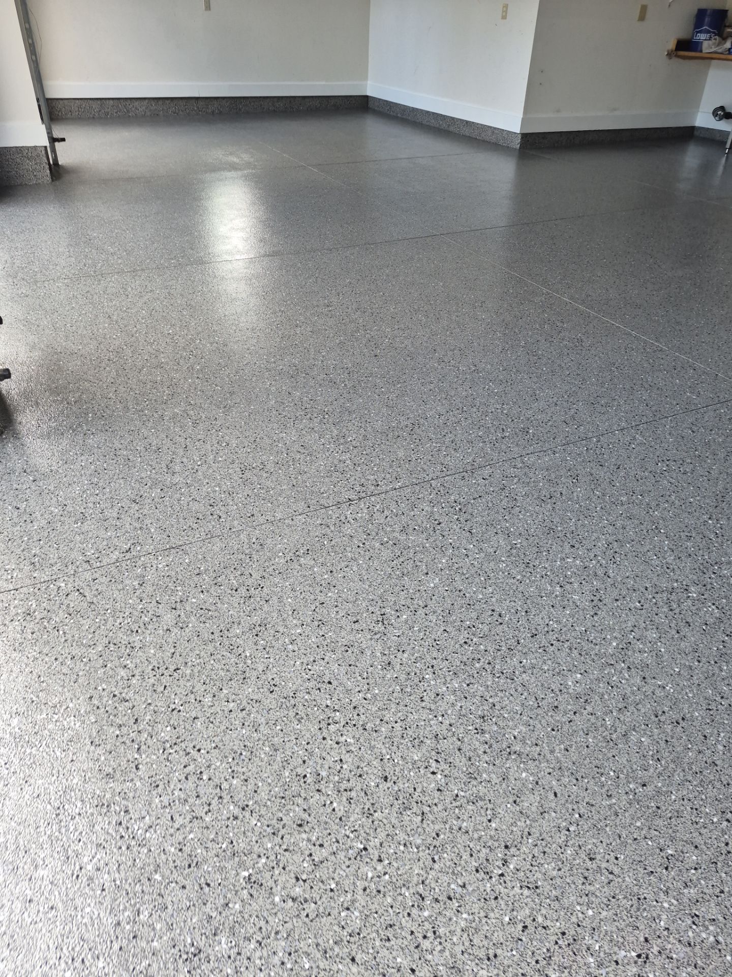 Slate Hybrid Polyaspartic Garage Floor Coating in Rathdrum, Idaho by Croc Coatings, LLC