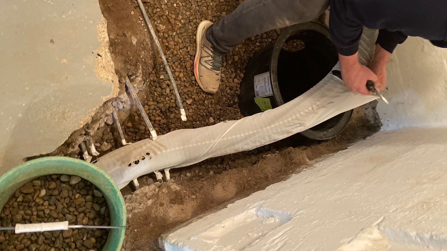 Basement Waterproofing for Kristi & Danny in St. Paul by Waterproofing Northeast