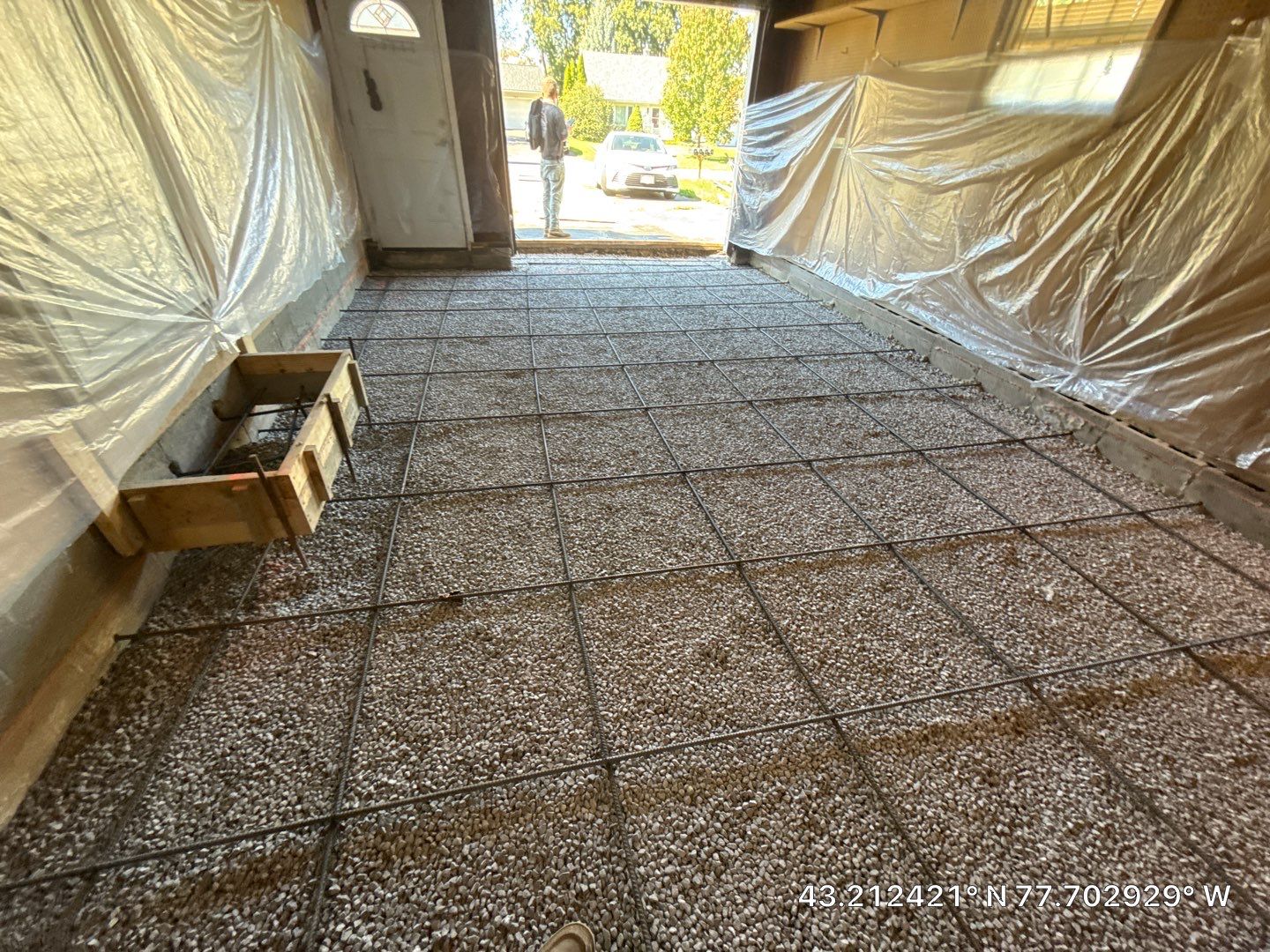 Rochester Garage Floor by NG Masonry & Construction LLC