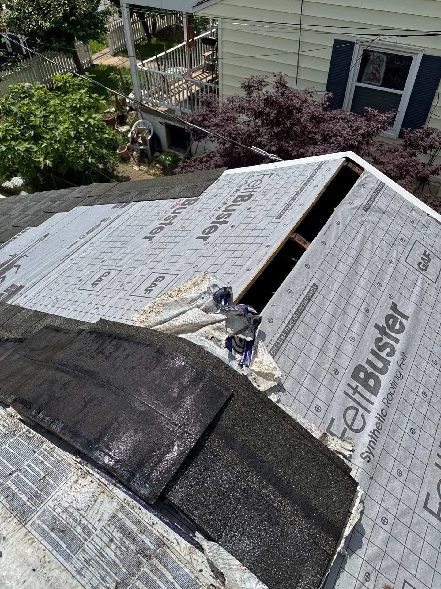 Residential Roofing Installation using GAF HDZ SHINGLES by La Bendicion Contruction Llc