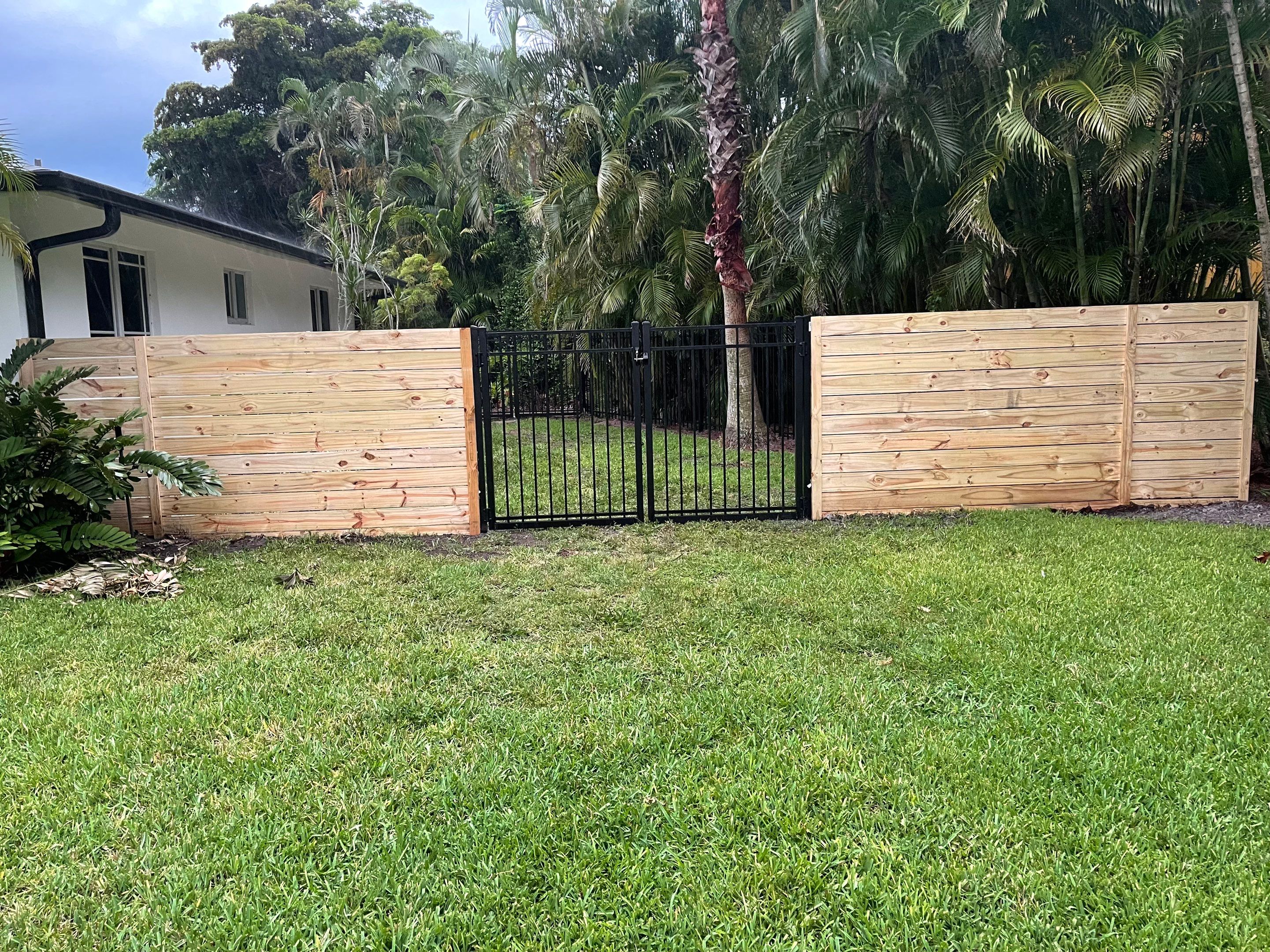 Longboat Key, FL 6ft. Tall Wood Horizontal Privacy Fence by Asap fence and gates, LLC