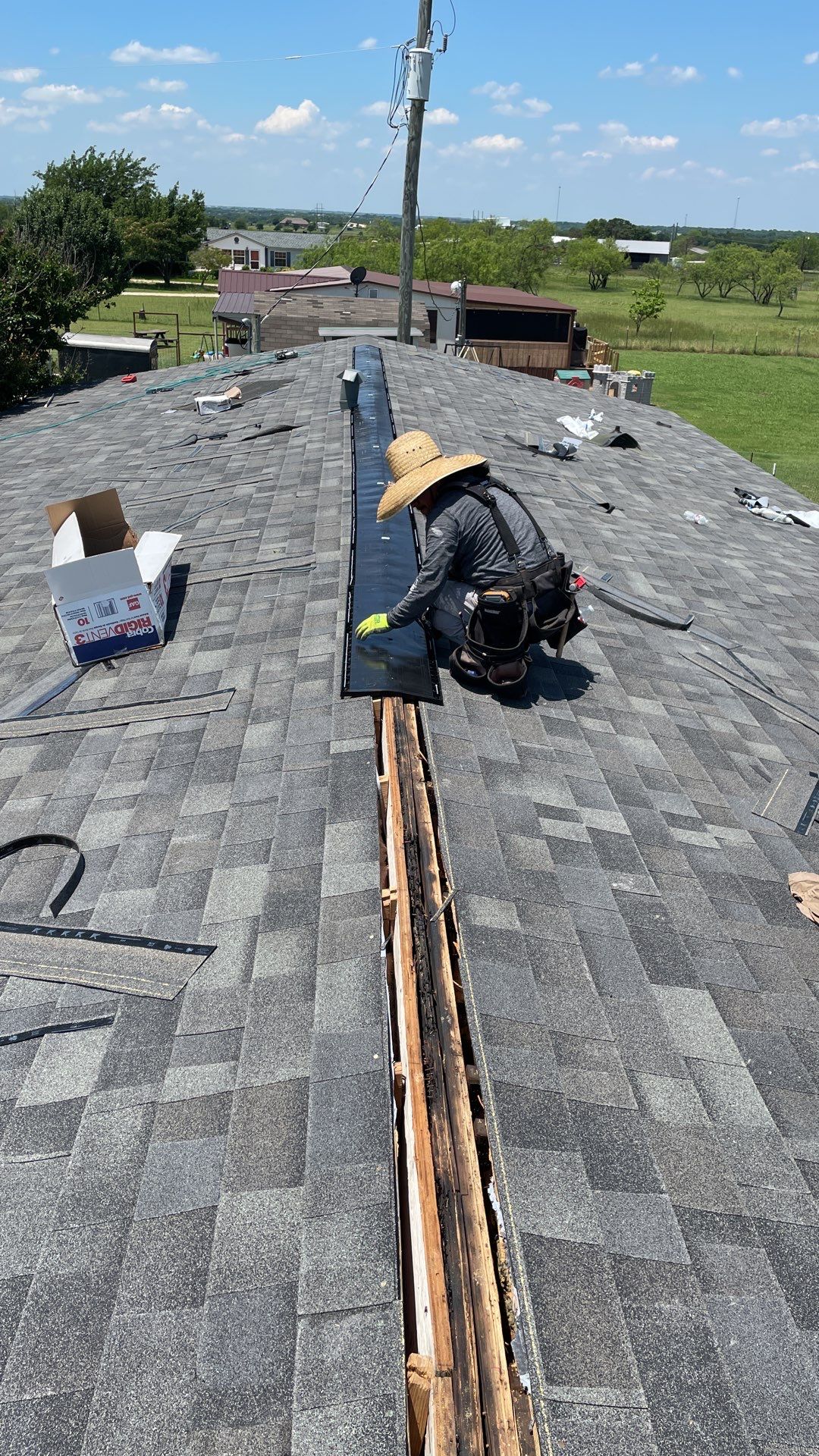 Residential Roofing Installation using ATLAS Pinnacle Pristine Shingles by Harvey Roofing & Construction