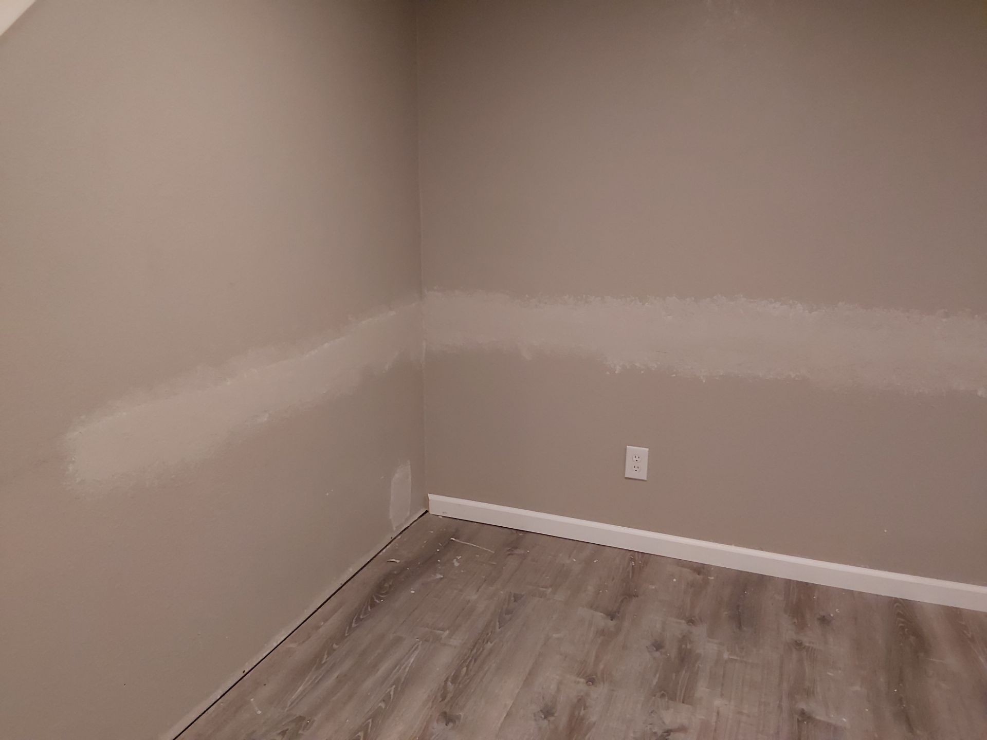 Drywall Repair Above Sliding Door + Seam Repair - Columbia, IL