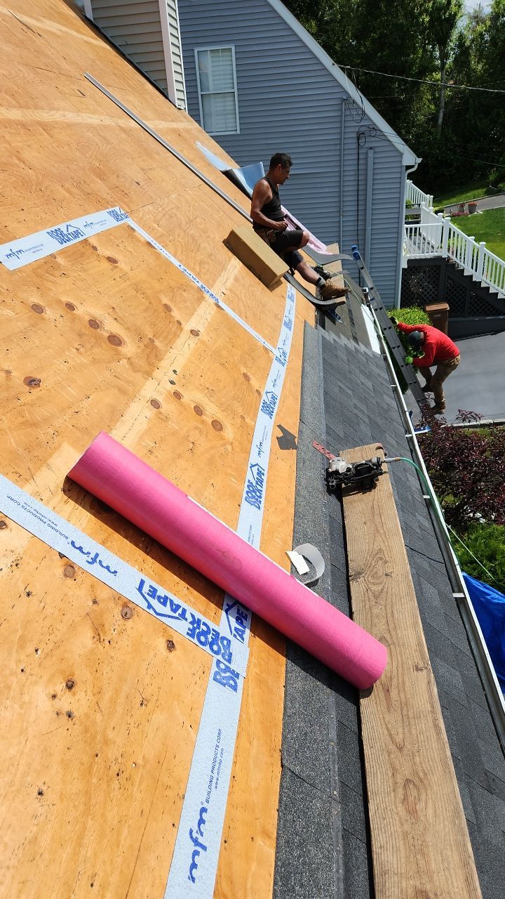 Residential Roofing Installation using Owens Corning TruDefinition by A Plus Exterior