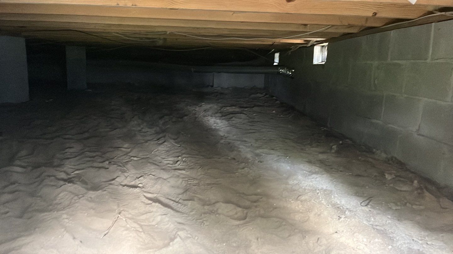 Dehumidifier and Moisture Barrier Install using 14Mil Moisture Barrier by Impact Crawlspace