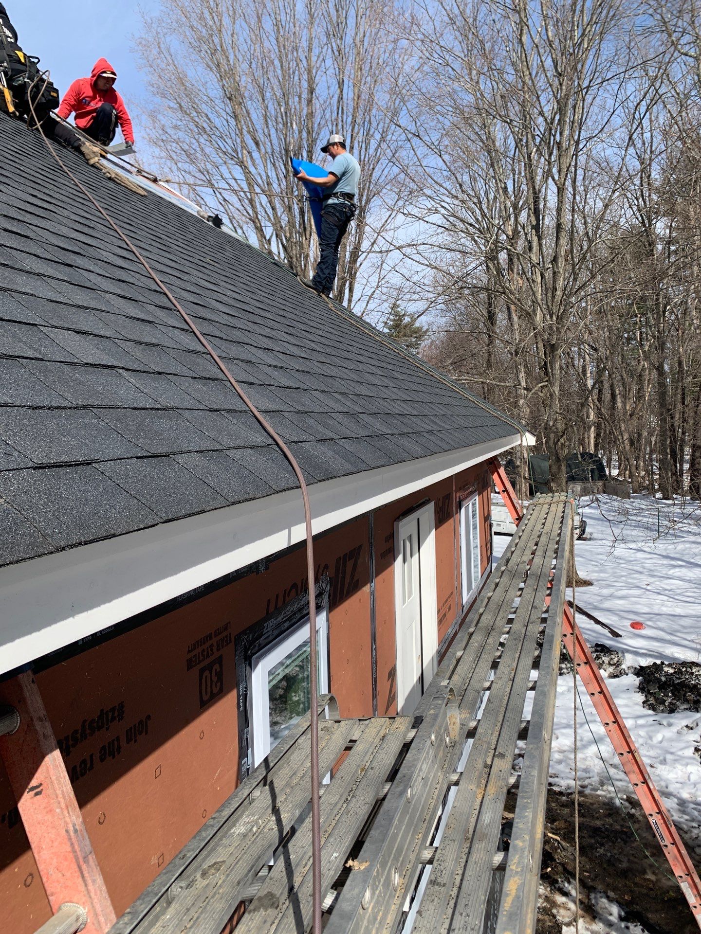 New Construction Roof - Hampstead by woodland homeworks