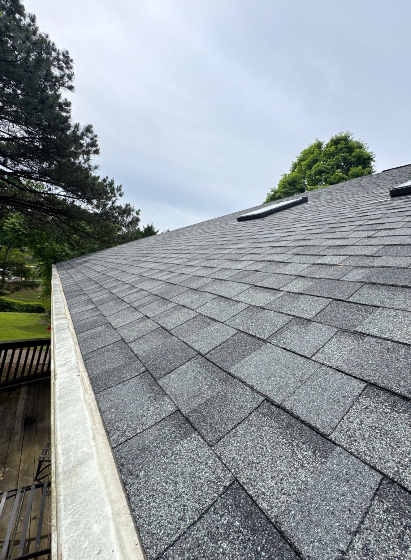 Residential Roof Replacement with Owens Corning Duration Architectural Shingles and 5 Velux Skylights in Charlotte, North Carolina by Merritt Roofing LLC