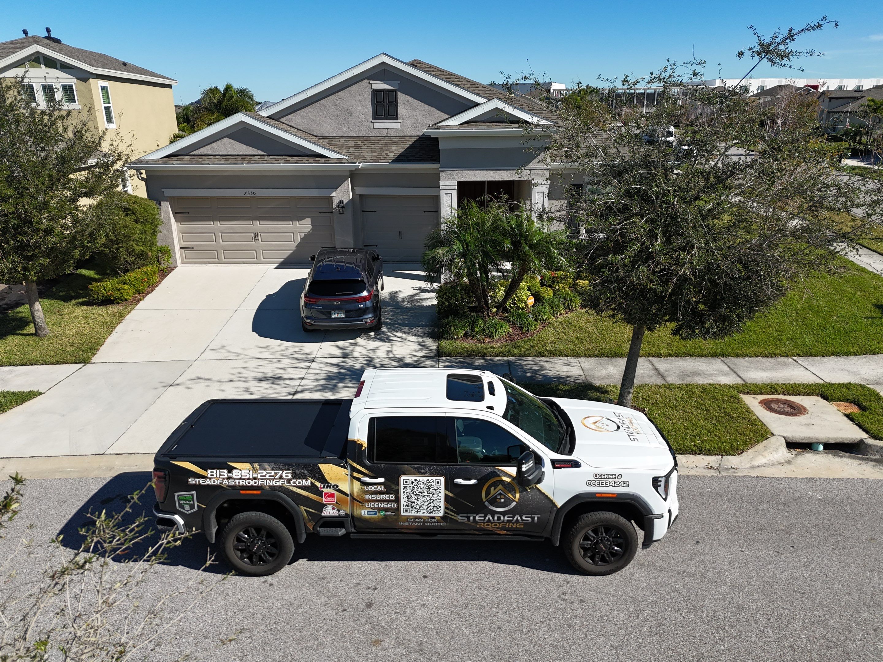 Roof Replacement in Apollo Beach FL. by Steadfast Roofing 