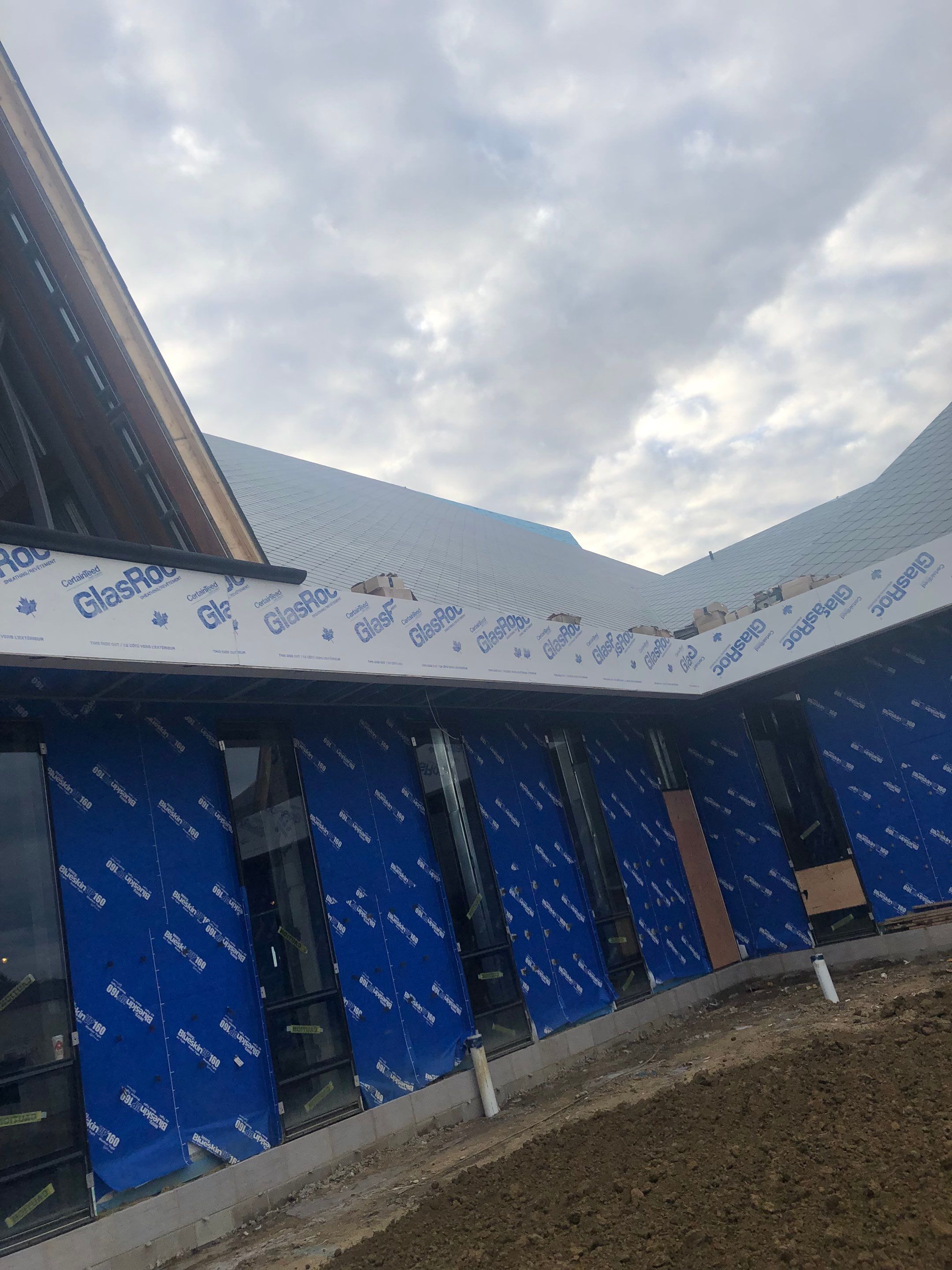 Commercial Roofing Installation using Diamond Tile Metal Shingles , Tpo Flat Roof by Jay Carter Roofing & Sheet Metal