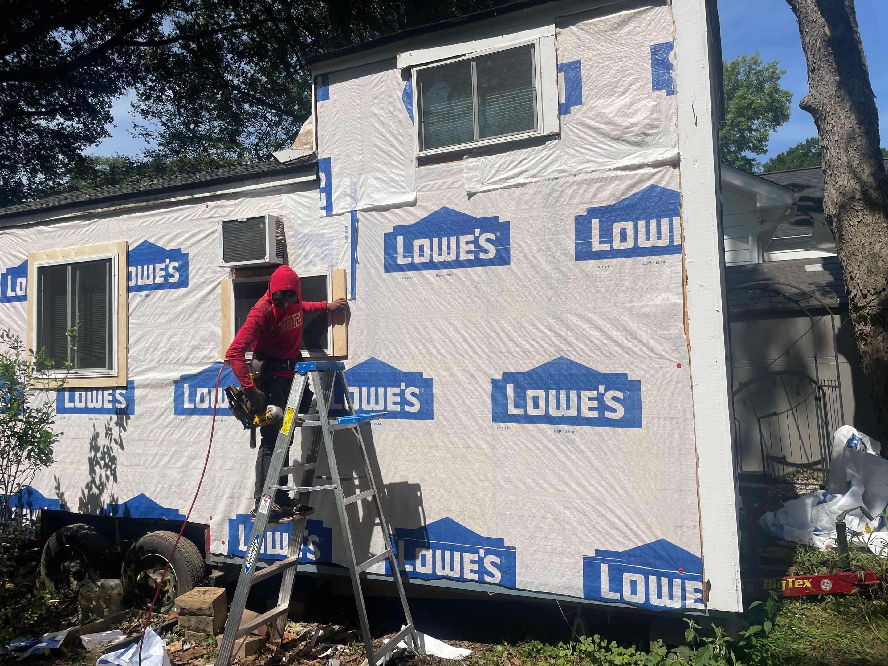 tiny home remodel- siding,paint,roofing by Nailed It Roofing & Remodeling LLC