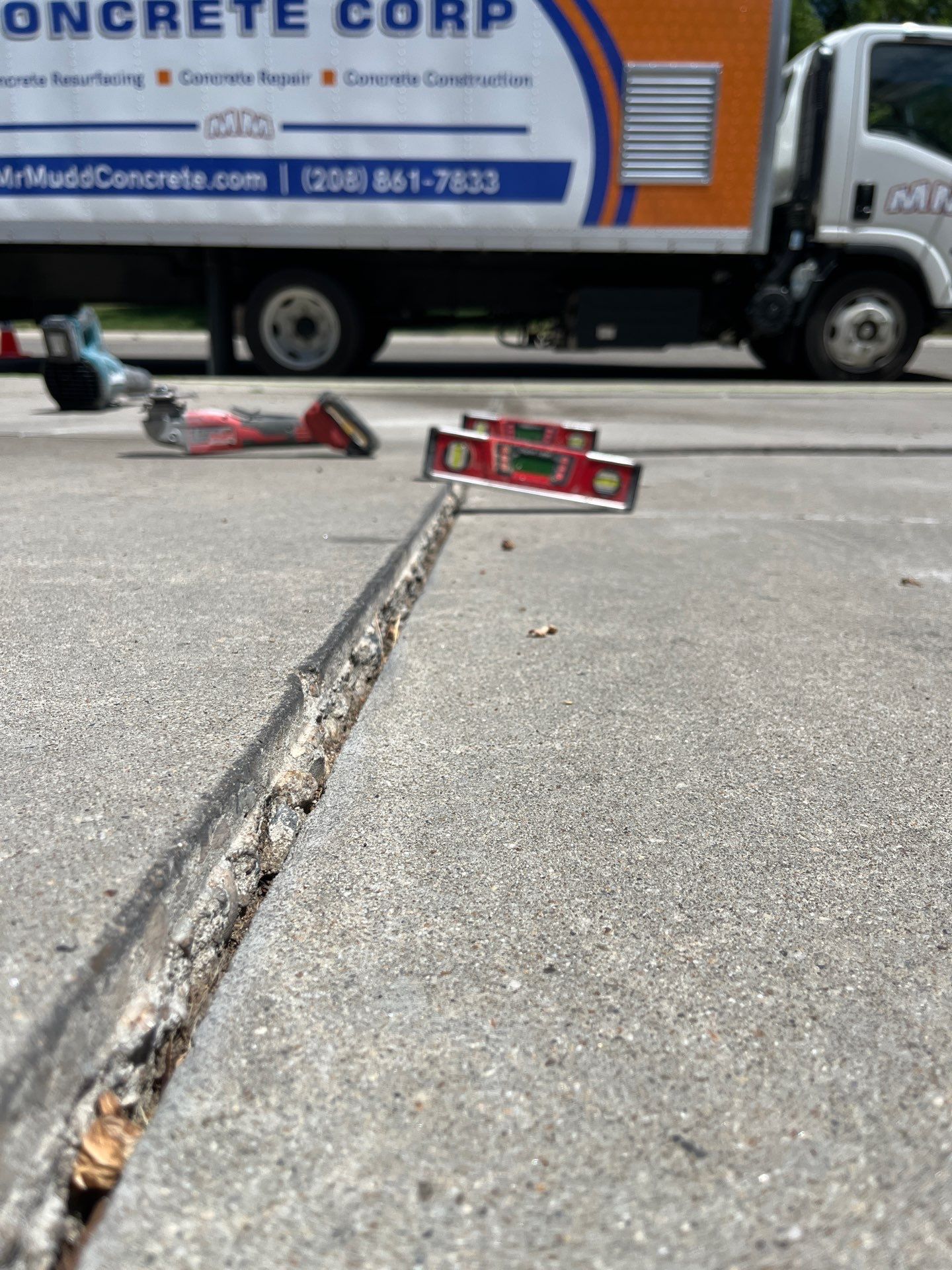 Trip Hazard Repaired For Linda by Mr. Mudd Concrete