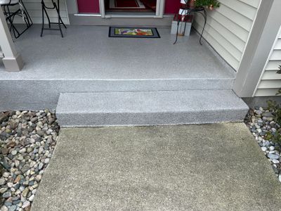 Epoxy Garage floor and patio!
