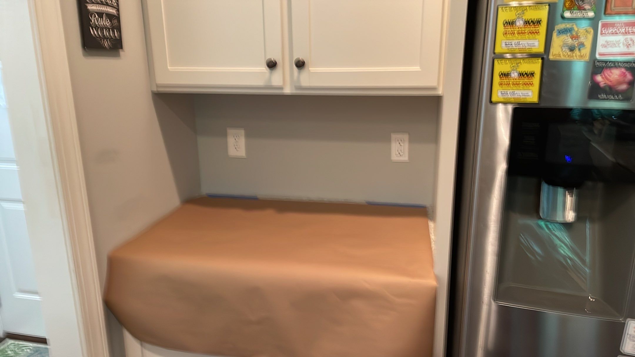 Updated Backsplash by Footprints Floors of Coastal Carolina