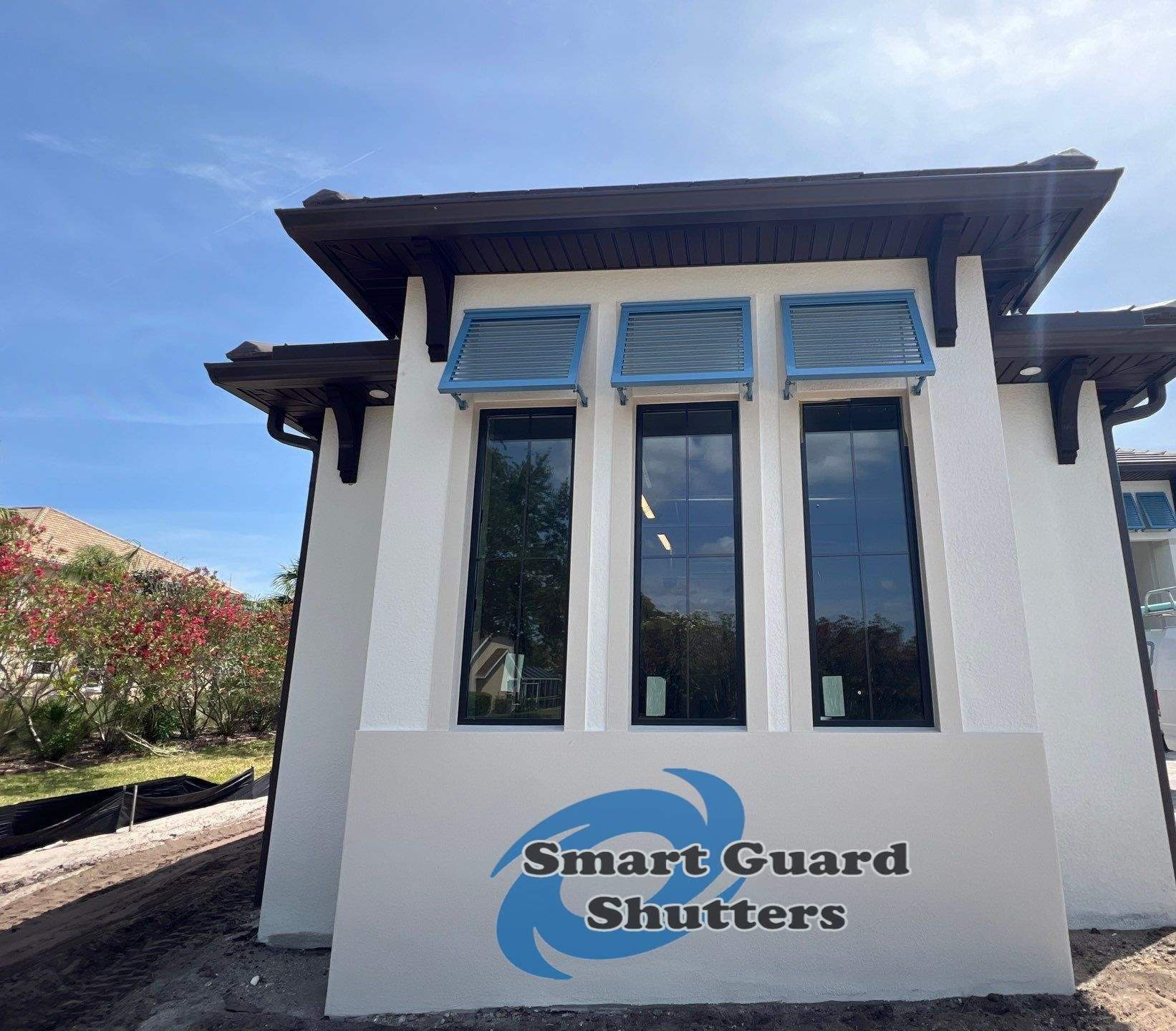 Decorative Bahamas in Pastel Blue by Smart Guard Shutters