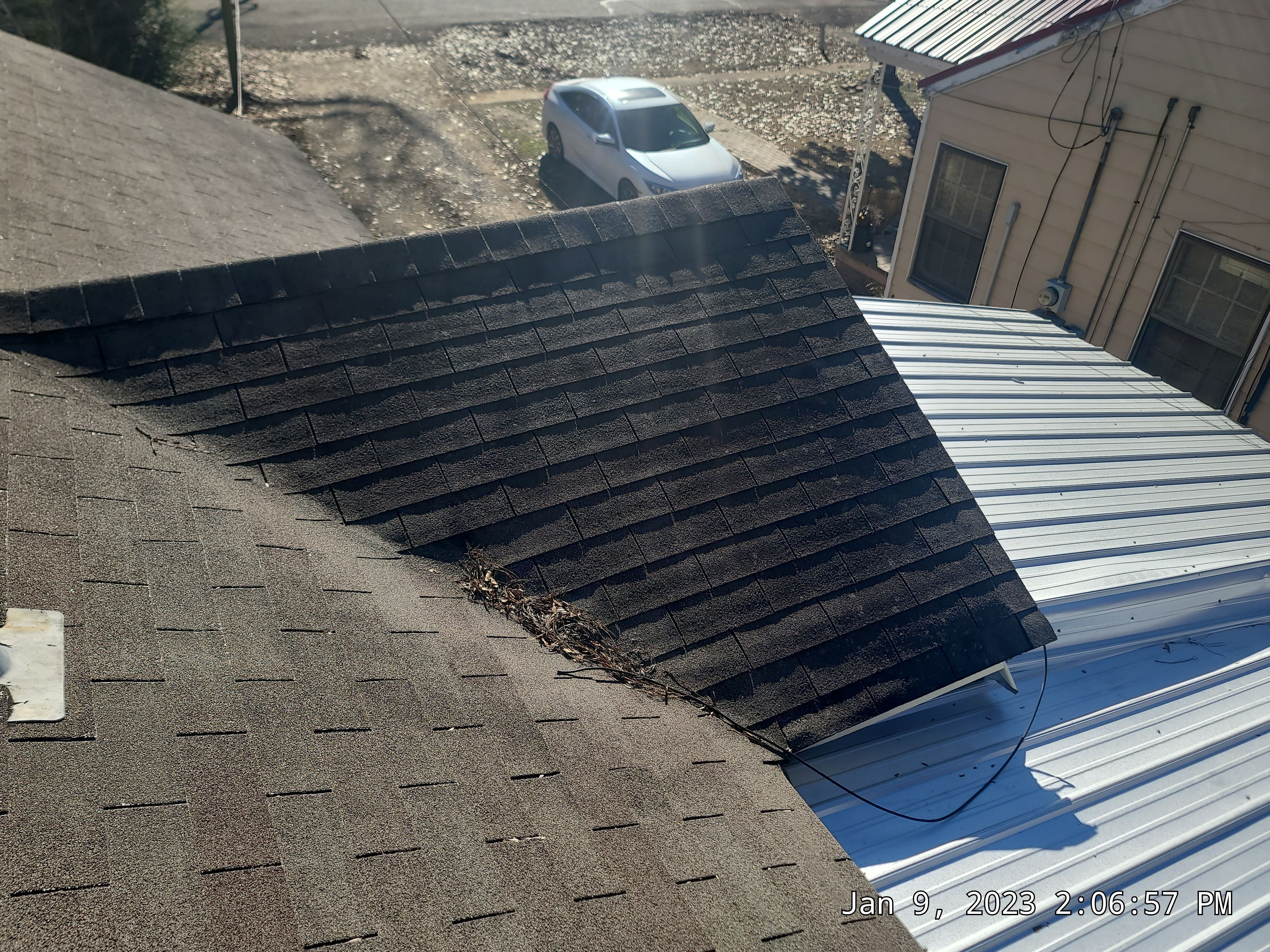 Residential Roofing Installation using 29 gauge metal by Hostetler Roofing