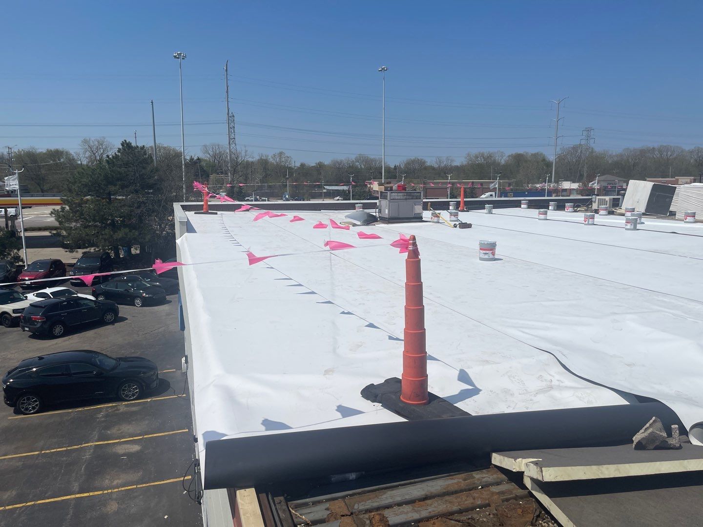 Ford Dealership - Re-Roof by Pink Roofing