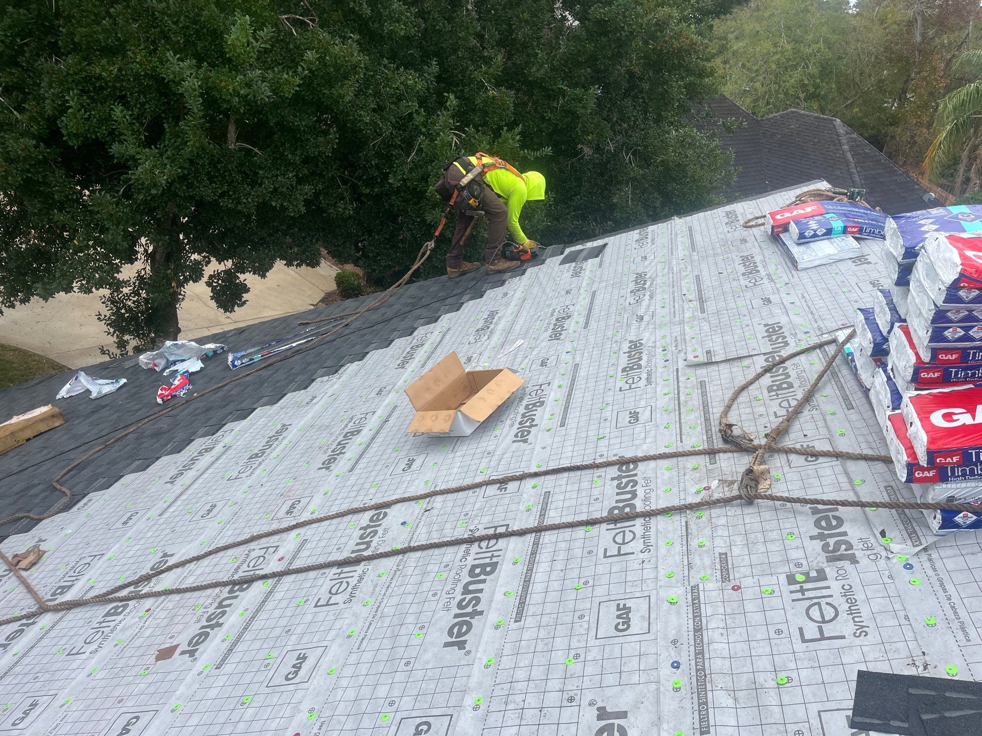 GAF Charcoal Architectural Shingle - Re-roof by Endless Summer Roofing Co.