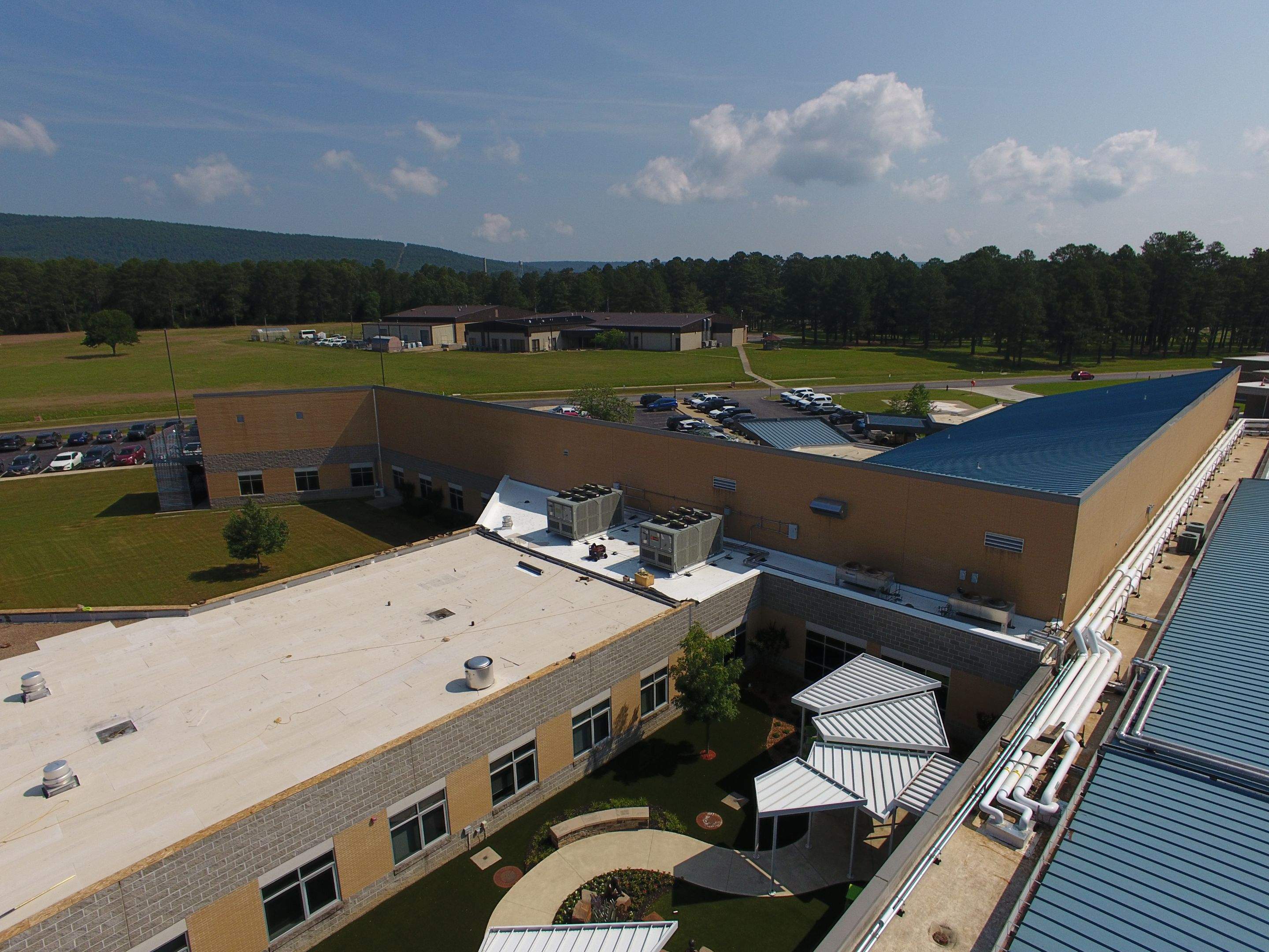 Choctaw Nation Hospital - Med Surg Building by Hostetler Roofing