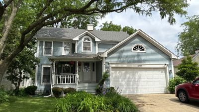 Completed gutter protection installation in Naperville, IL 60563