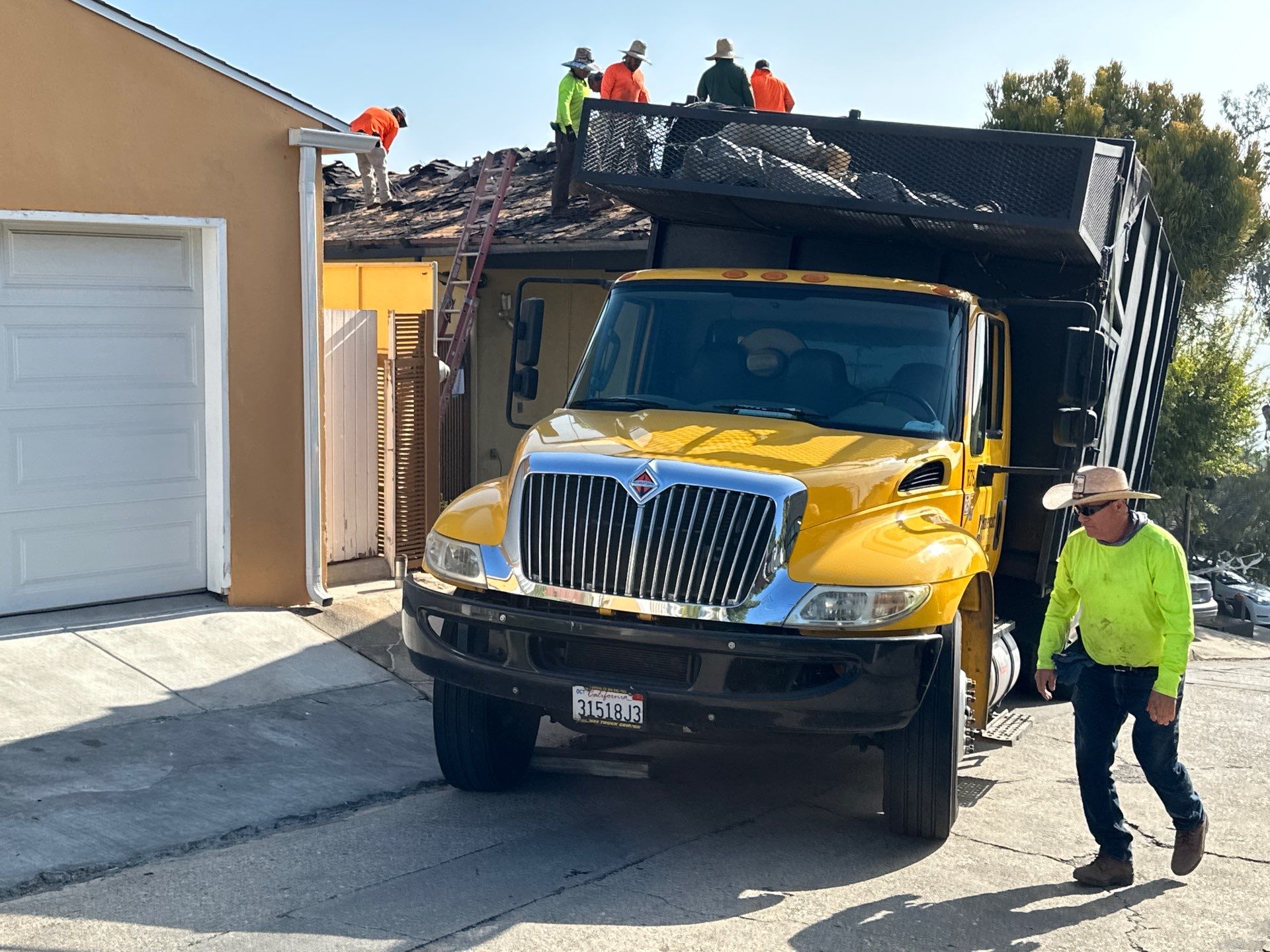 Residential reroofing project in Eagle Rock by Hull Brothers Roofing