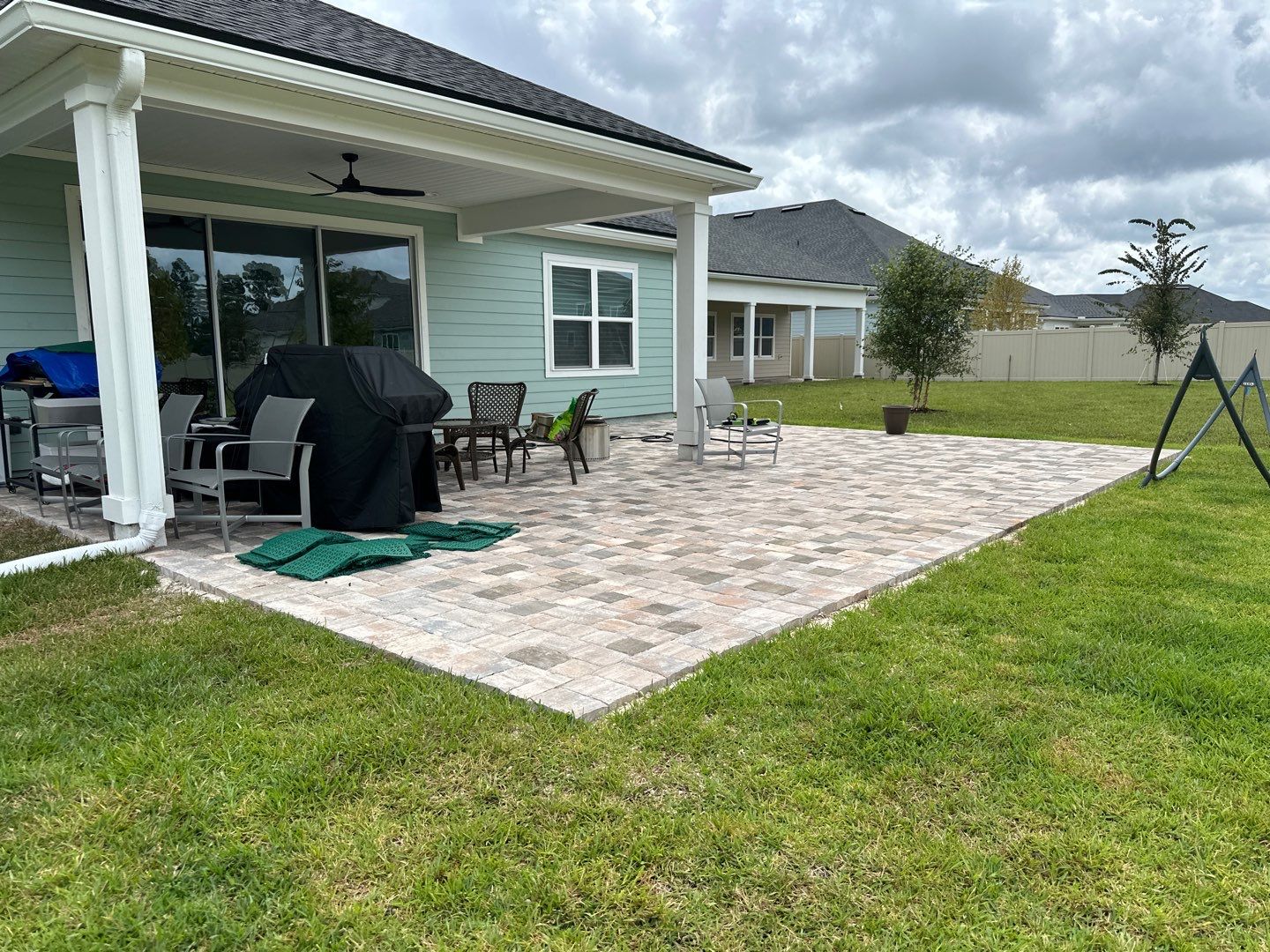 Pavers using Concrete Sealant, TopSeal, and PolySand by DuraSeal