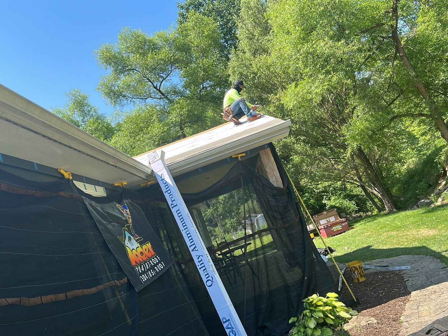 Residential Roofing Installation using Performance Shingles by Mr. Roofer