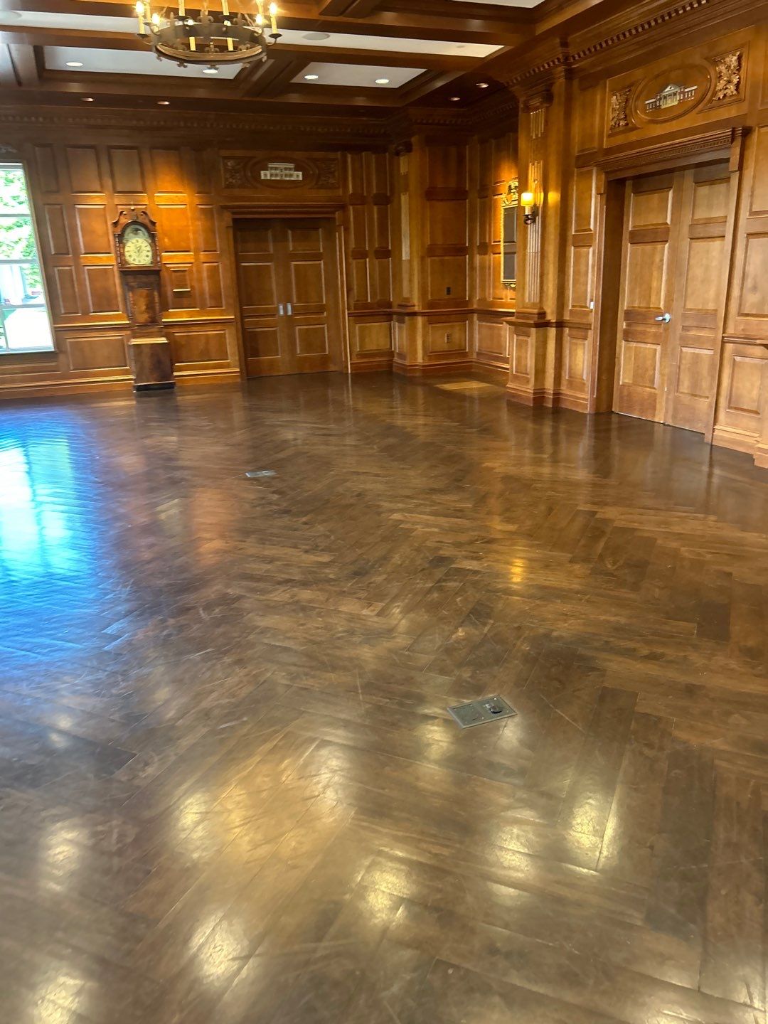 Patriotic Boys' School Refinish  by Footprints Floors of Nashville