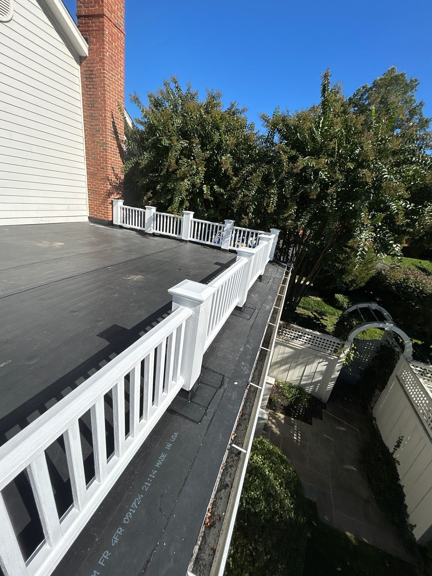 McLean - Residential Flat Roof Replacement with Carlisle Syntec EPDM by RM Banning, Inc.