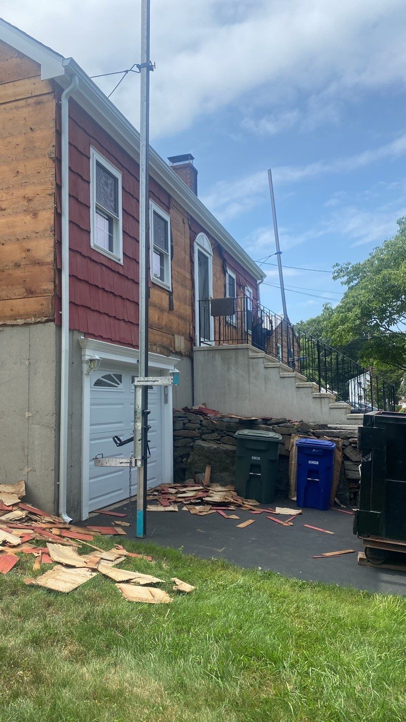 Siding Installation using Royal Building Products Rustic Red by A Plus Exterior