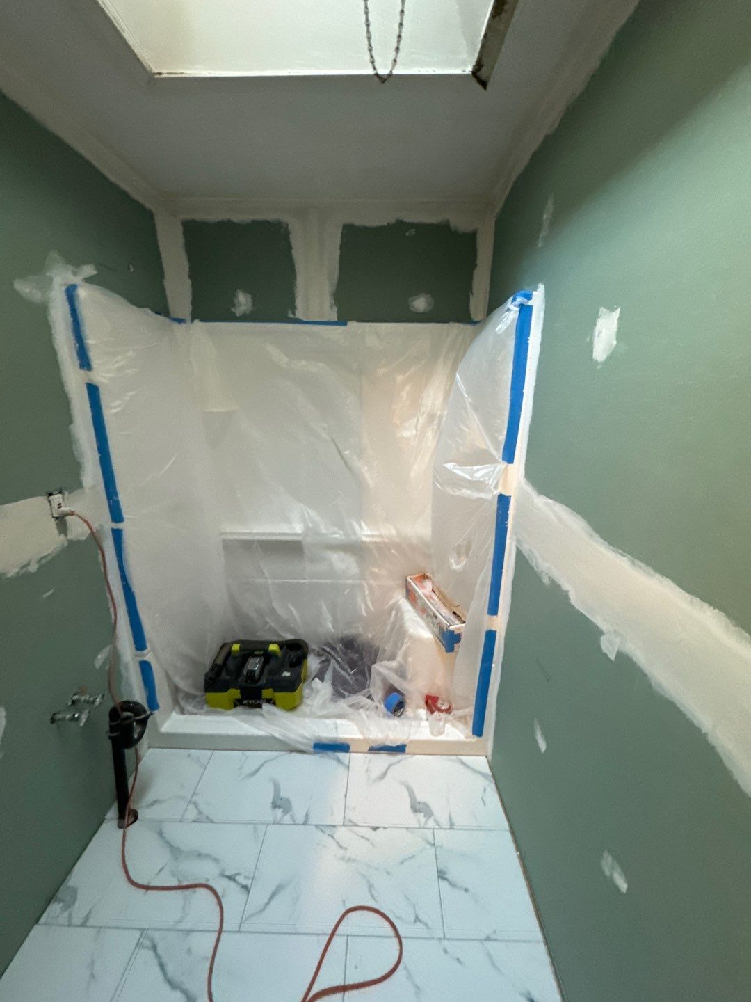 Bathroom Remodel Using Shower Kit by A1 NERDY HOMES LLC