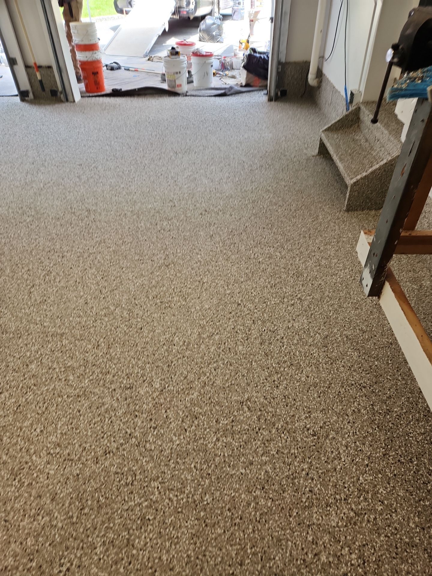 Garage Floor Coating and Crack Repair in Ramsey, New Jersey by Spectrum Painting, LLC