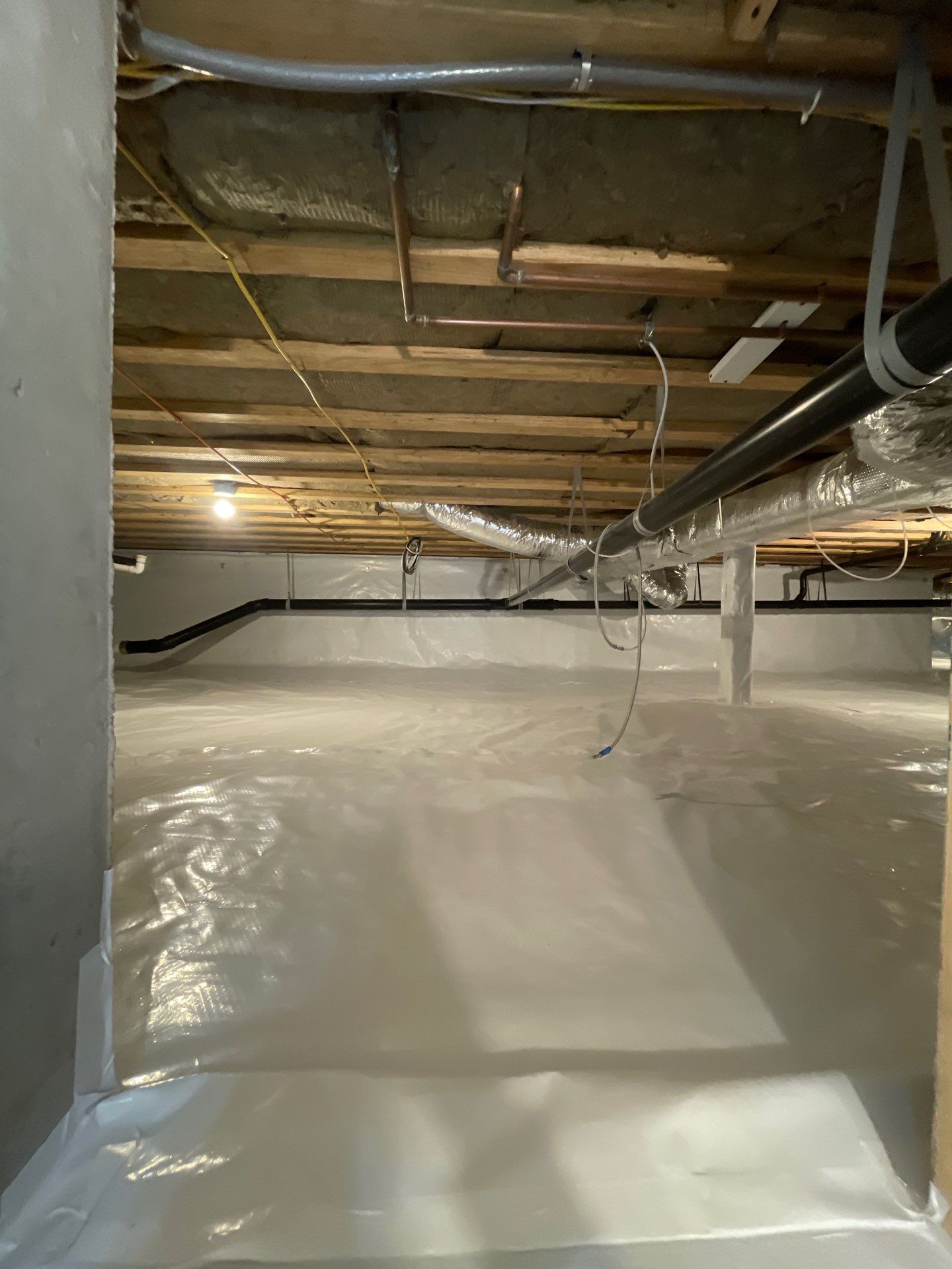 Crawl Space Encapsulation by NYS Foam & Energy