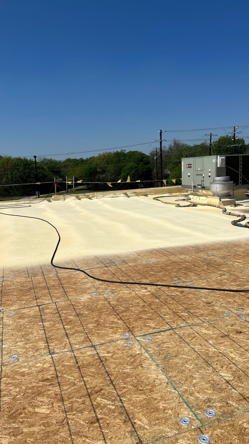 Brauman Group – Garland, TX | EPDM Roof Restoration with OSB, Foam & Coatings by All Star Roofing LLC