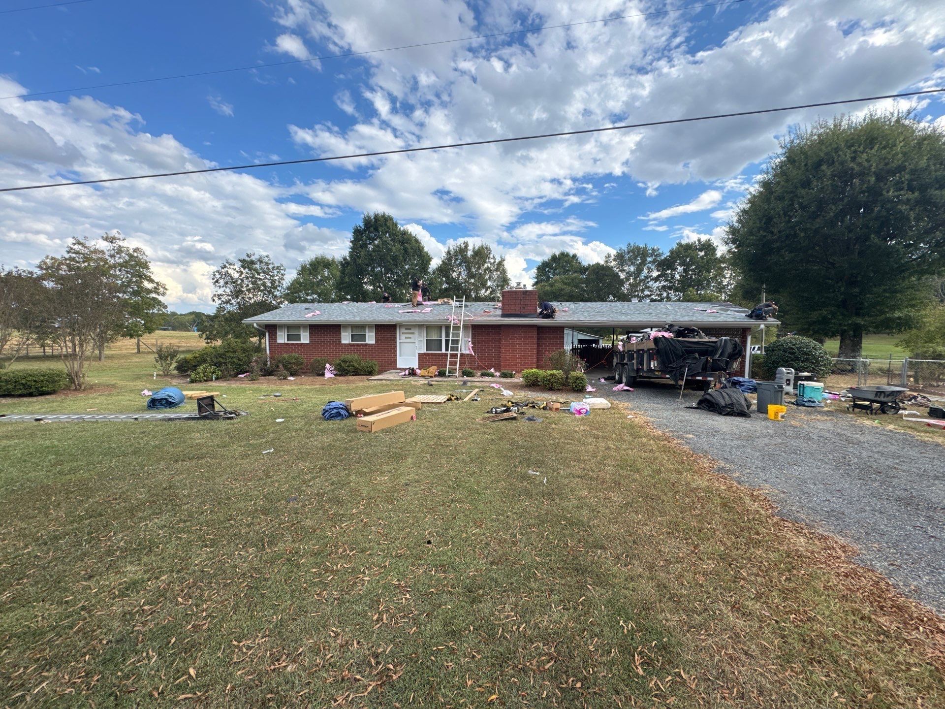 Project in Indian Trail by SkyGuard Roofing and Restoration