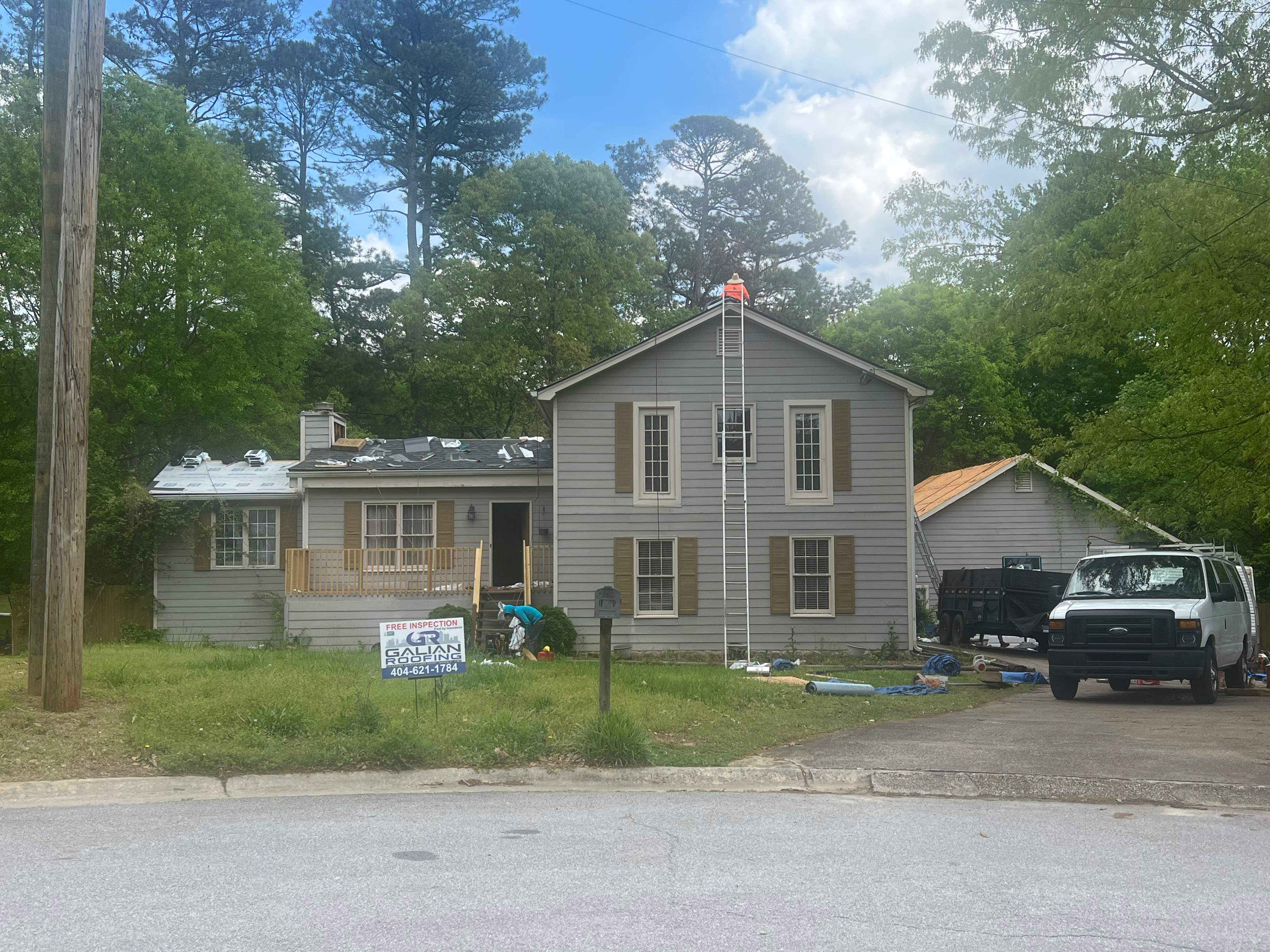Residential Roofing Installation using asphalt shingle roofing by Galian Roofing LLC
