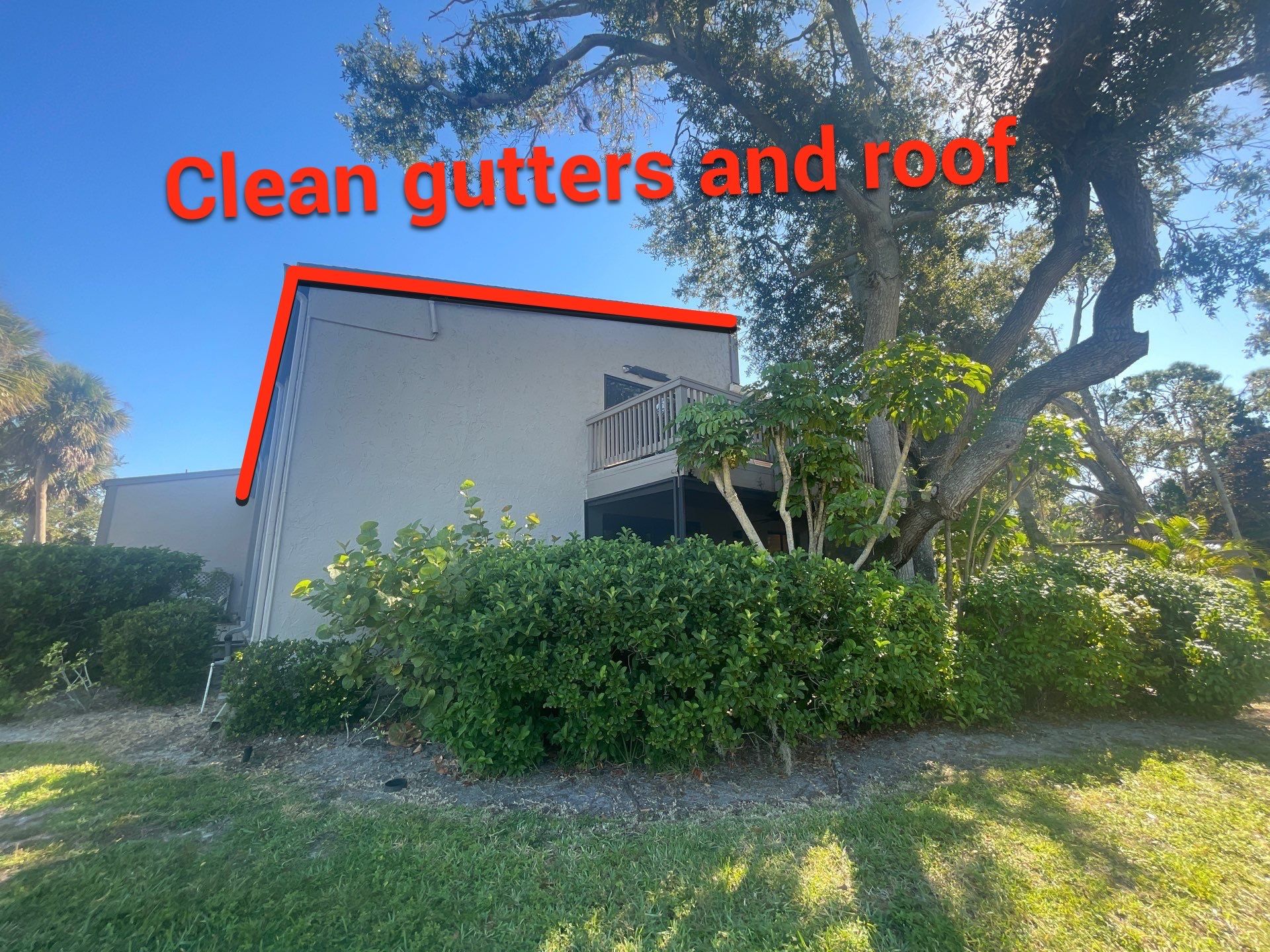 Clean Gutters and Roof in Sarasota FL by Gutter Professors