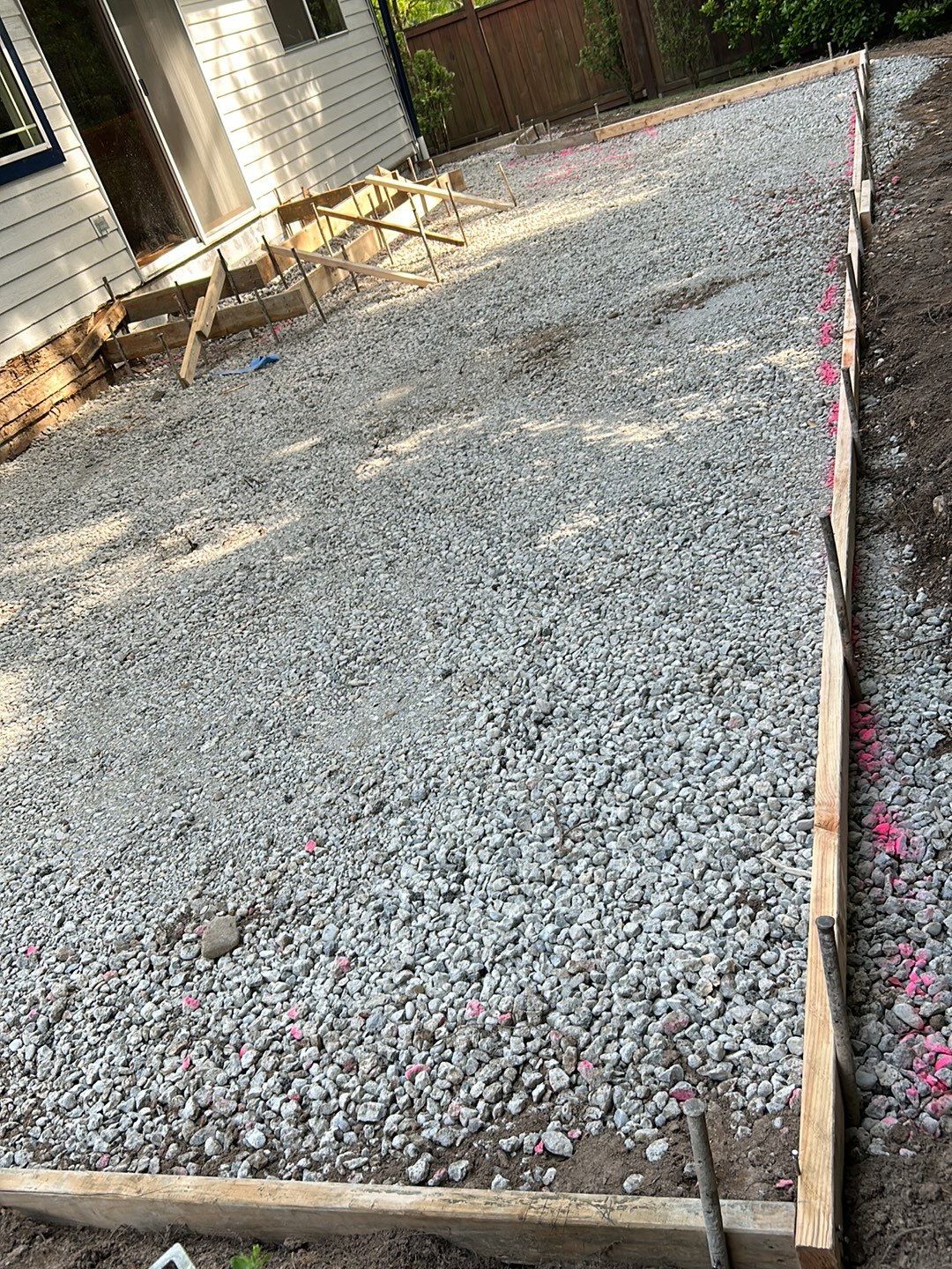 Luo | Colored Stamped Concrete Patio by Jireh Asphalt & Concrete Inc 