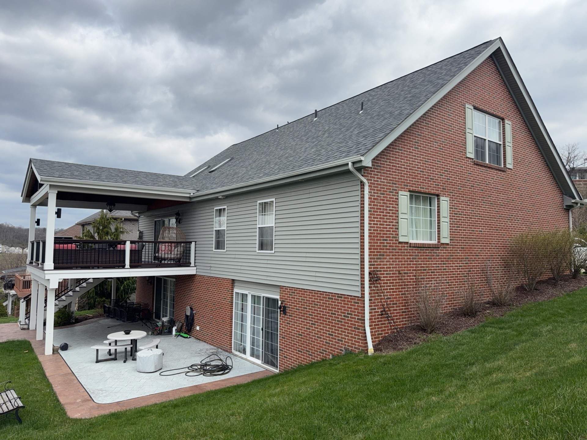 Mastic Board and Batten in Scottish Thistle by Ideal Siding Pittsburgh