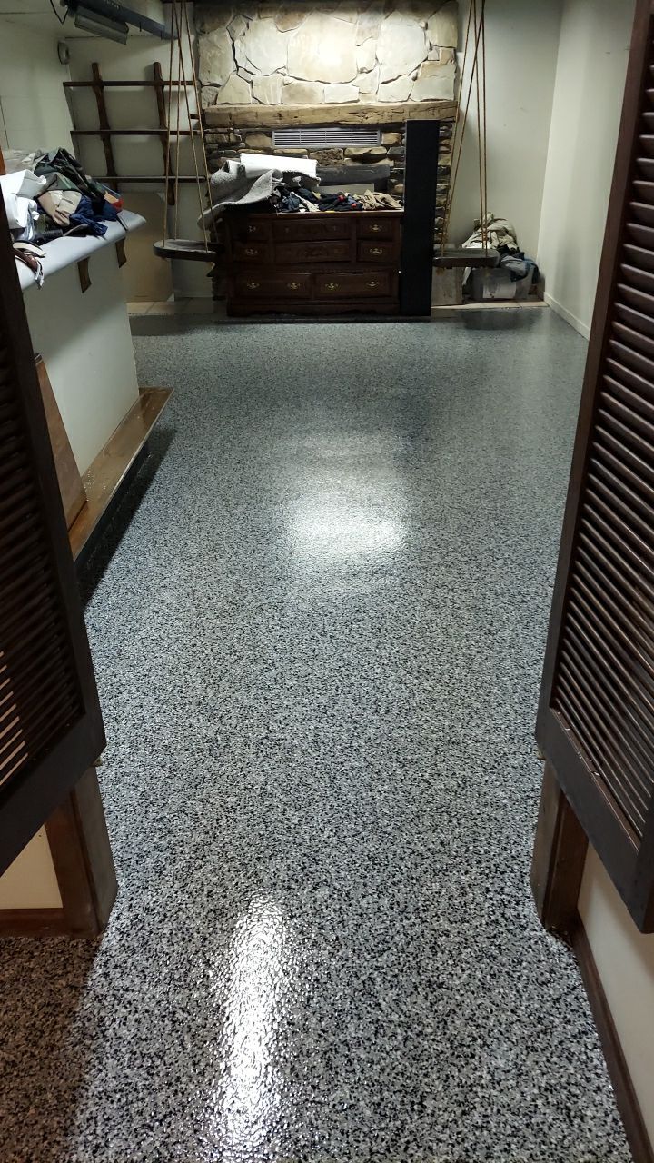 Basement in Domino - Girard, OH by Alexander Concrete Coatings