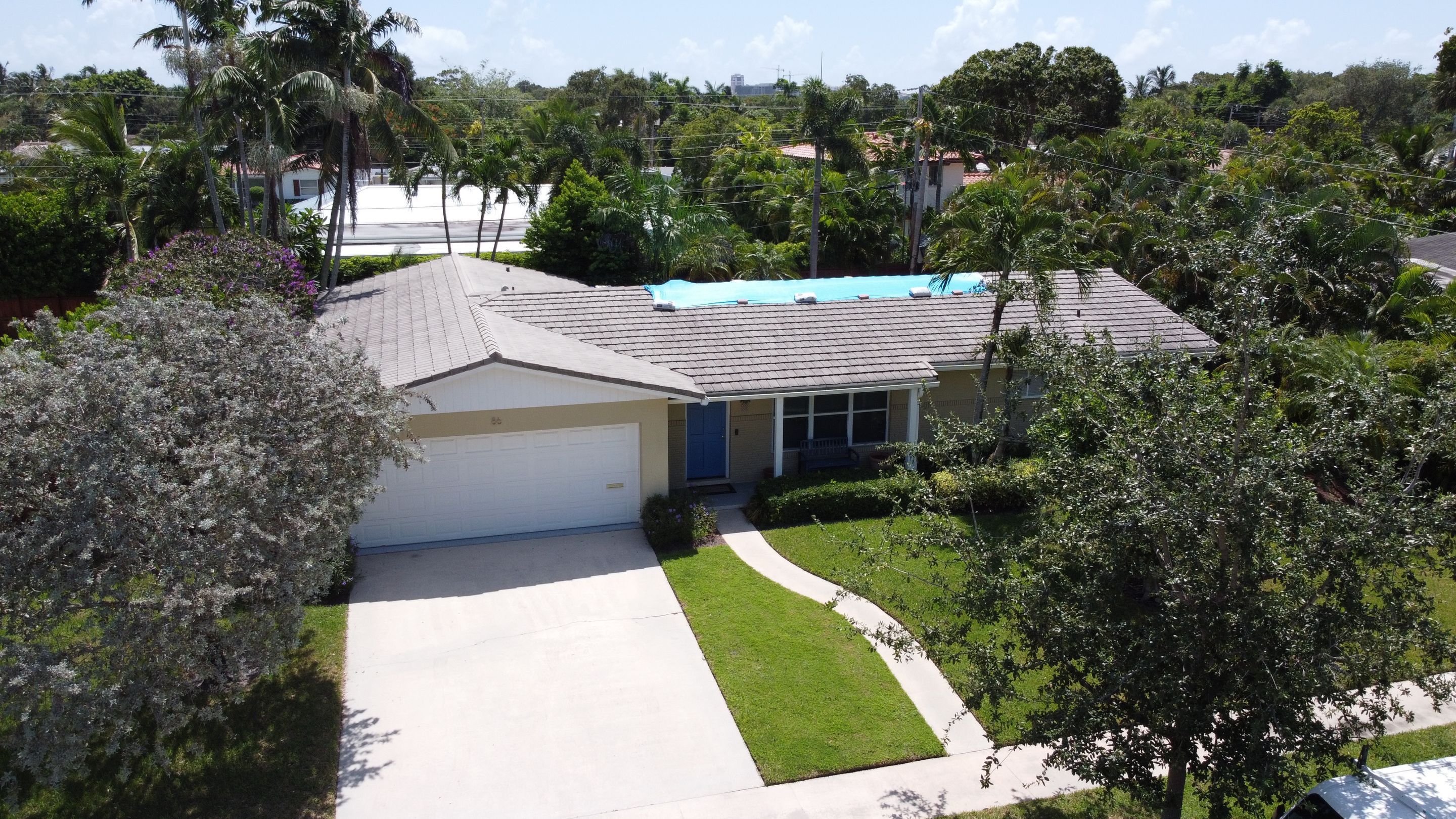 Residential Roofing Installation using 1" Nail strip metal roof by BLUES BROTHERS ROOFING