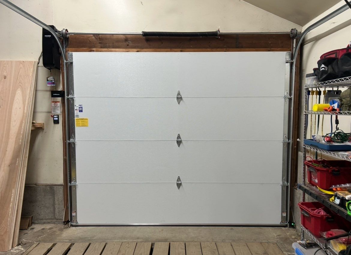 Door Installation using Raynor Encore Garage Door by Keene Door