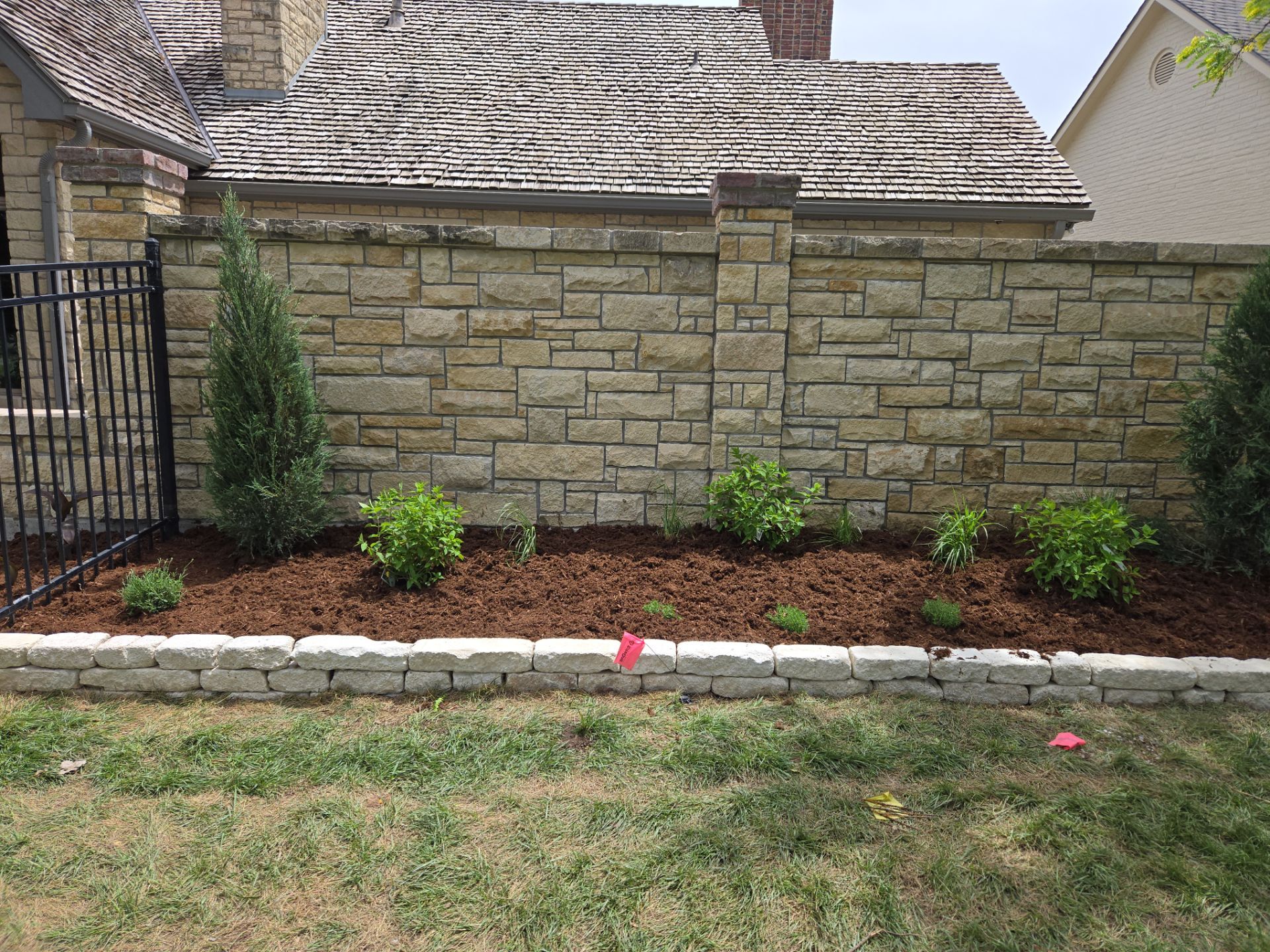 Project in Wichita by Four Star Lawn Care