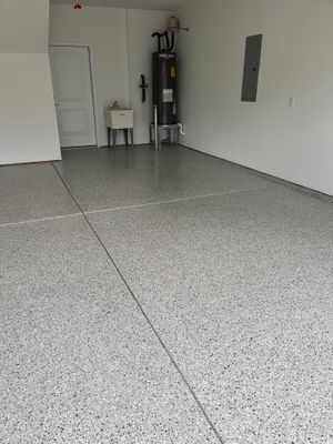 Garage Floor Coating using Cabin Fever