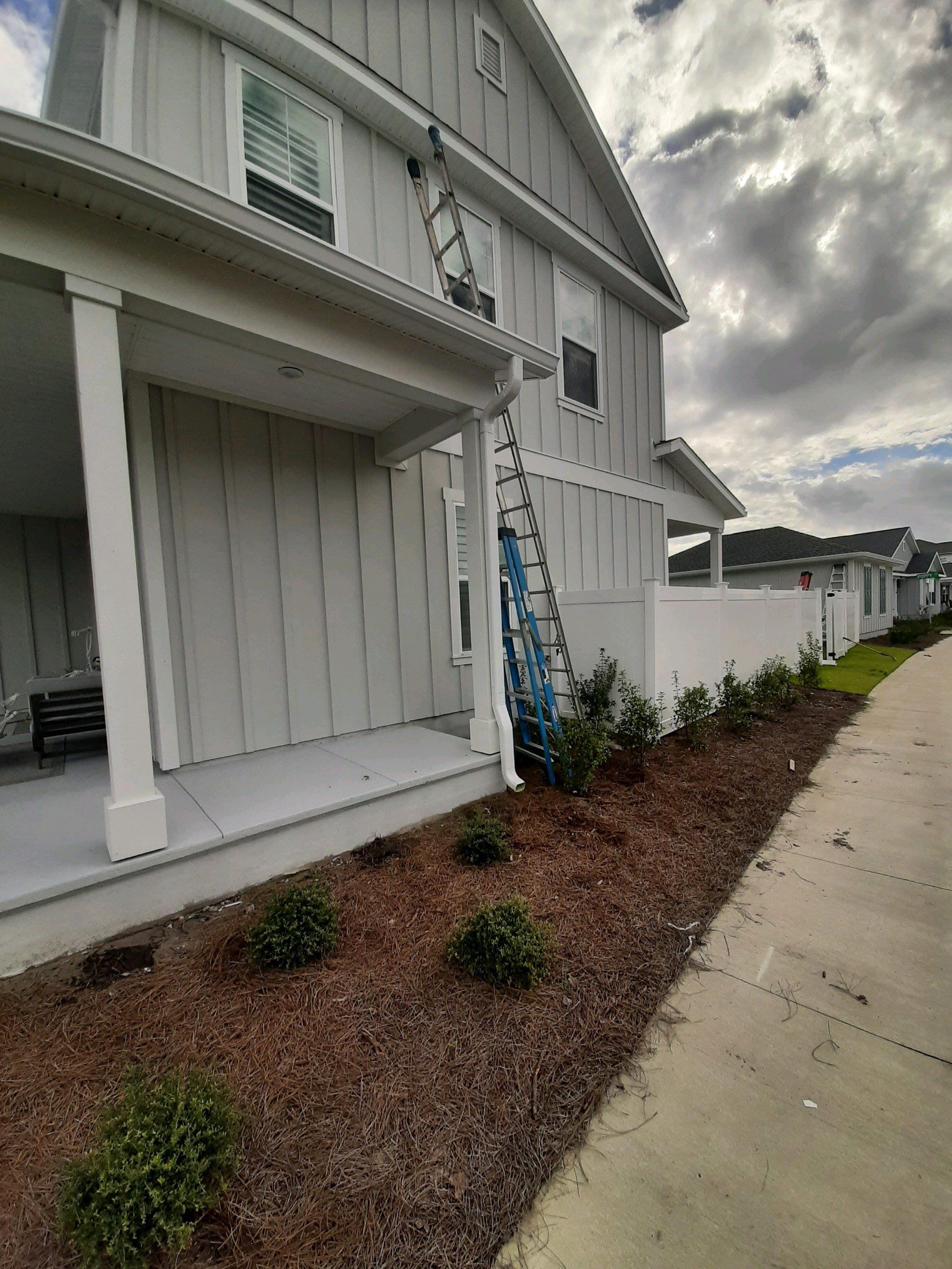 Seamless Gutter Installation using White K-Style Gutters by Gutter Professors
