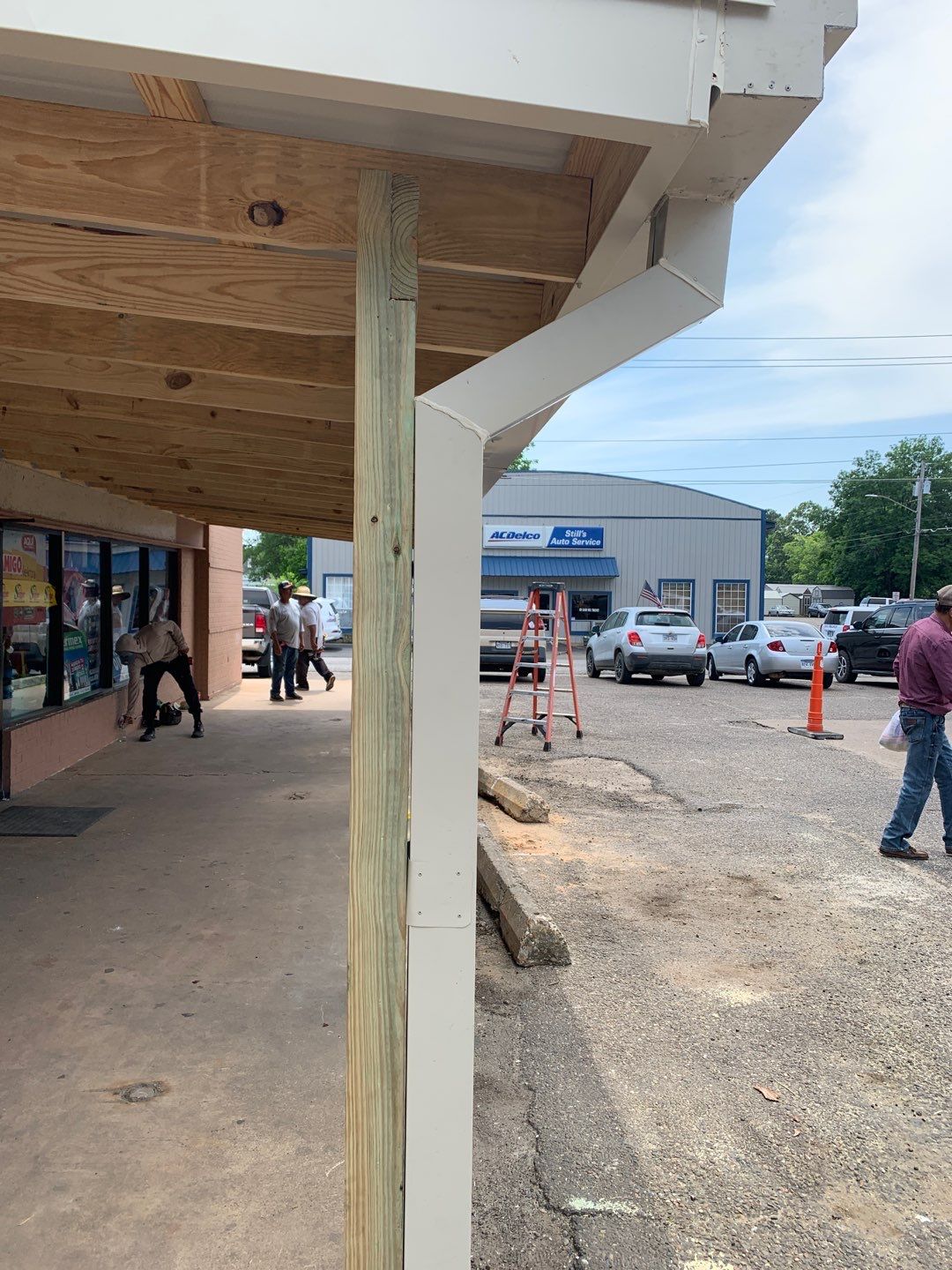 Store Building in Hope by Hostetler Roofing
