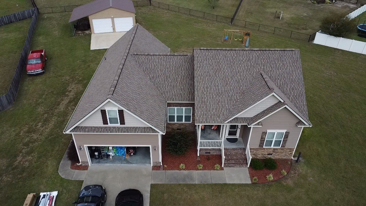 GAF HDZ Golden Harvest by Skybird Roofing