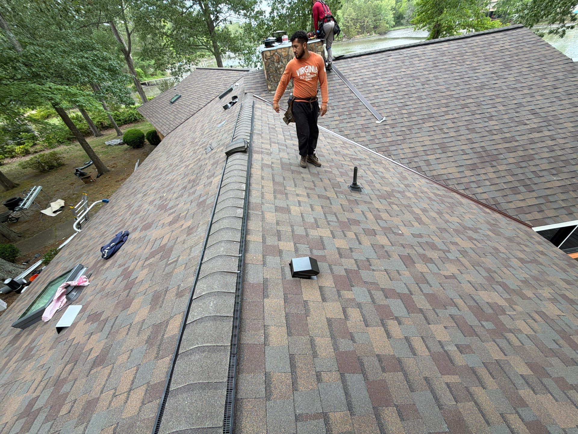 Waterfront Roof, Fascia, and Soffit Replacement in Gloucester Point by Cade Construction