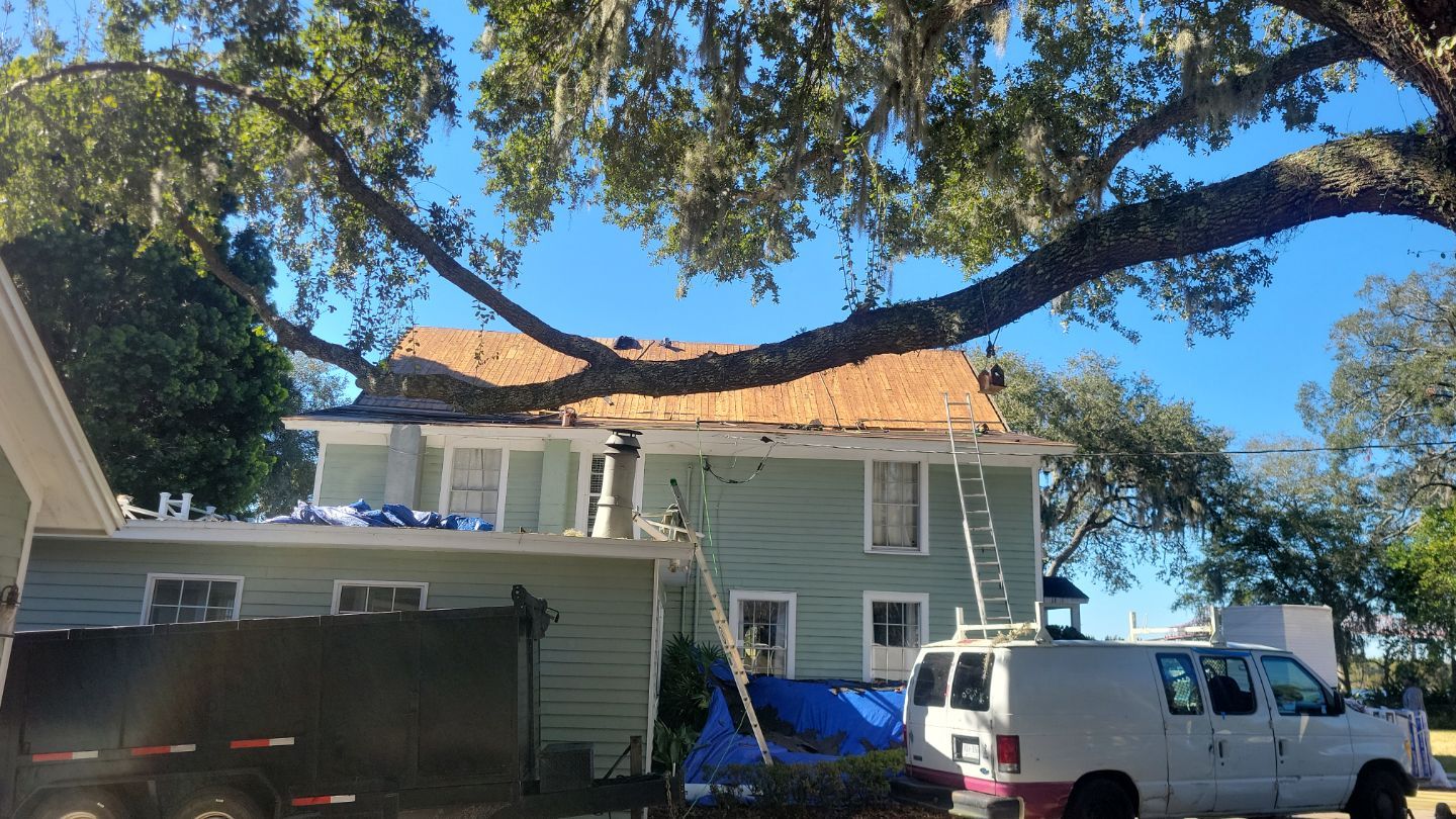 Residential Roofing Installation using Aluminum Metal Roof by Galaxy Builders, Inc.