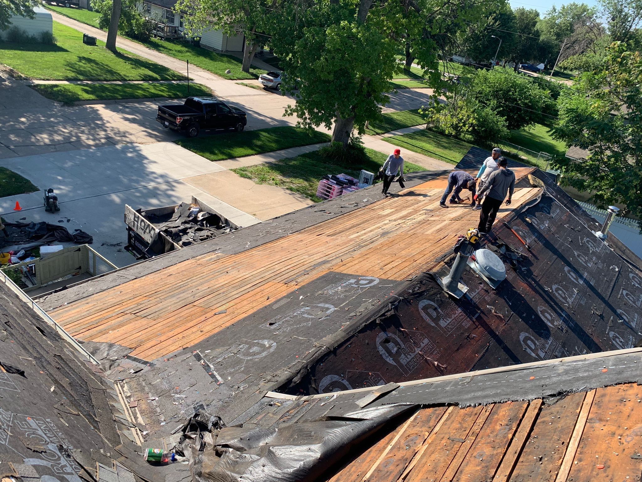 Residential Roofing Installation using Owens Corning Duration Colonial Slate by Lightning Exteriors