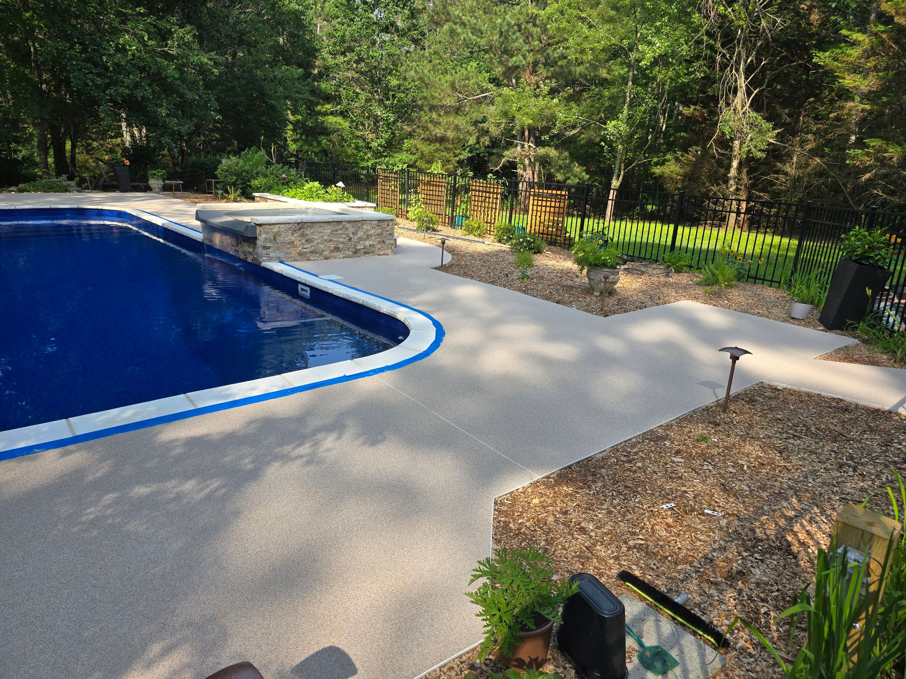 Pool Deck Using Coconut by Elite Floor Solutions